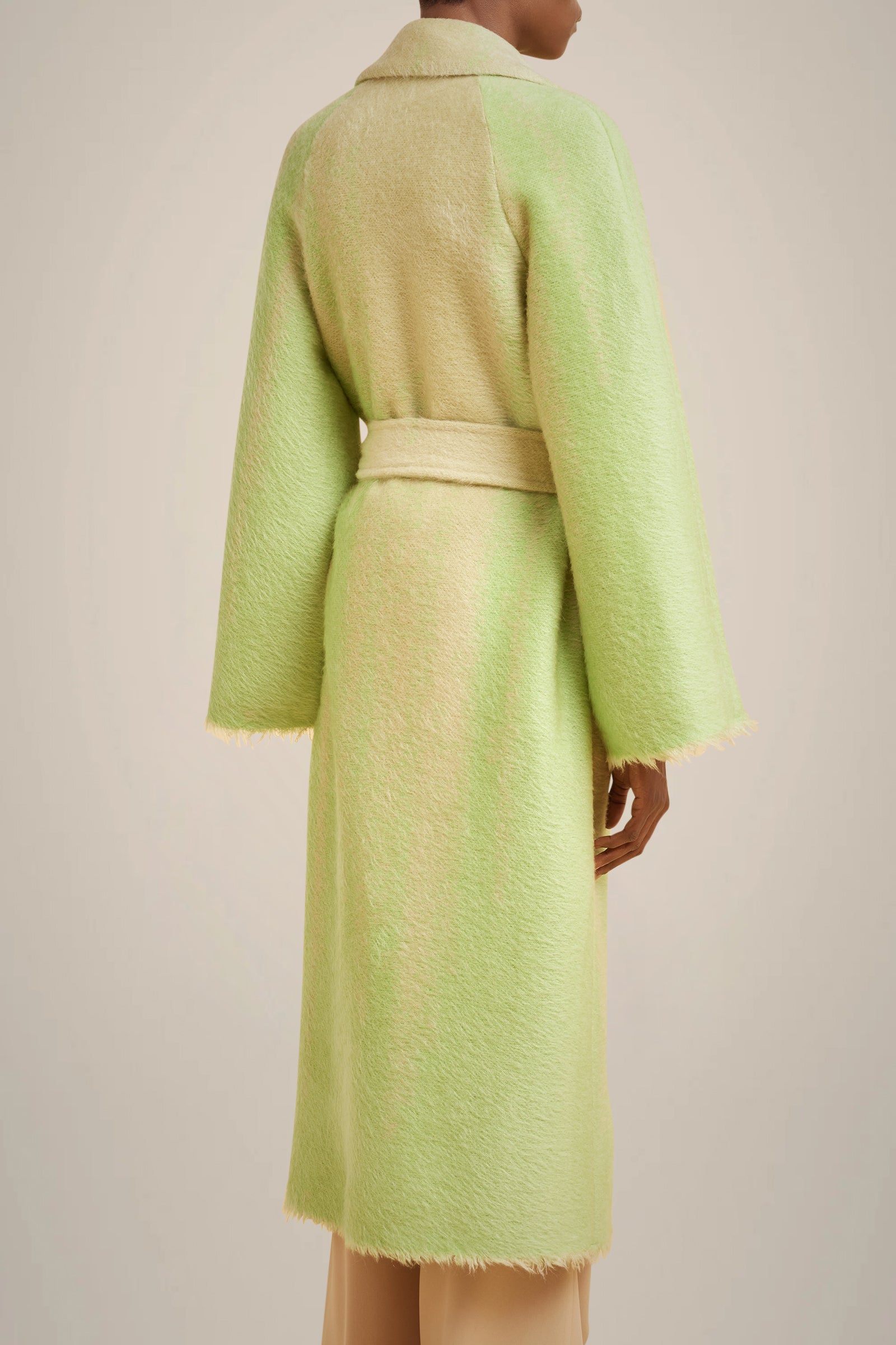 CAPPOTTO IN MOHAIR GARZATO