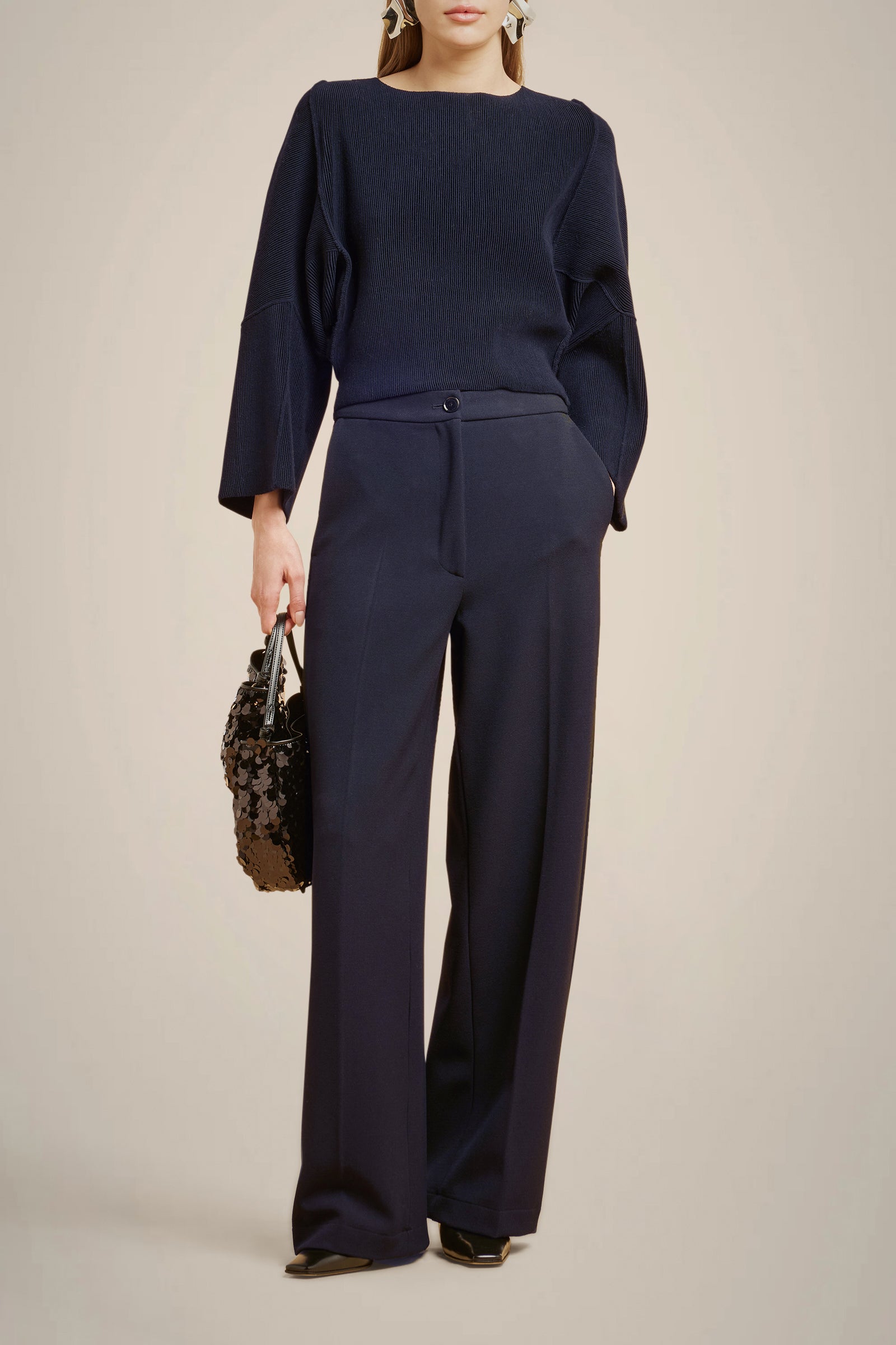 STRAIGHT-LEG TROUSERS