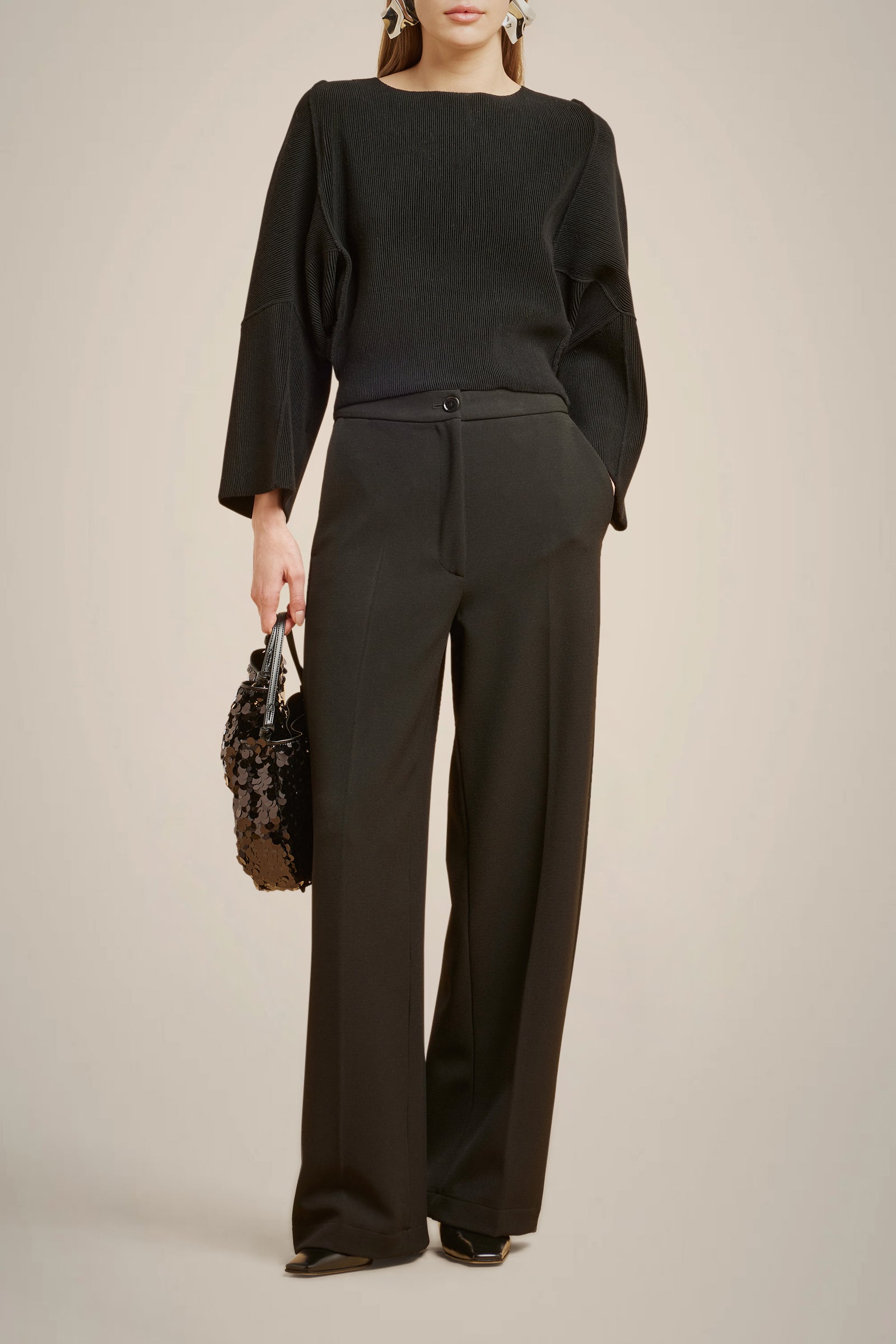 STRAIGHT-LEG TROUSERS