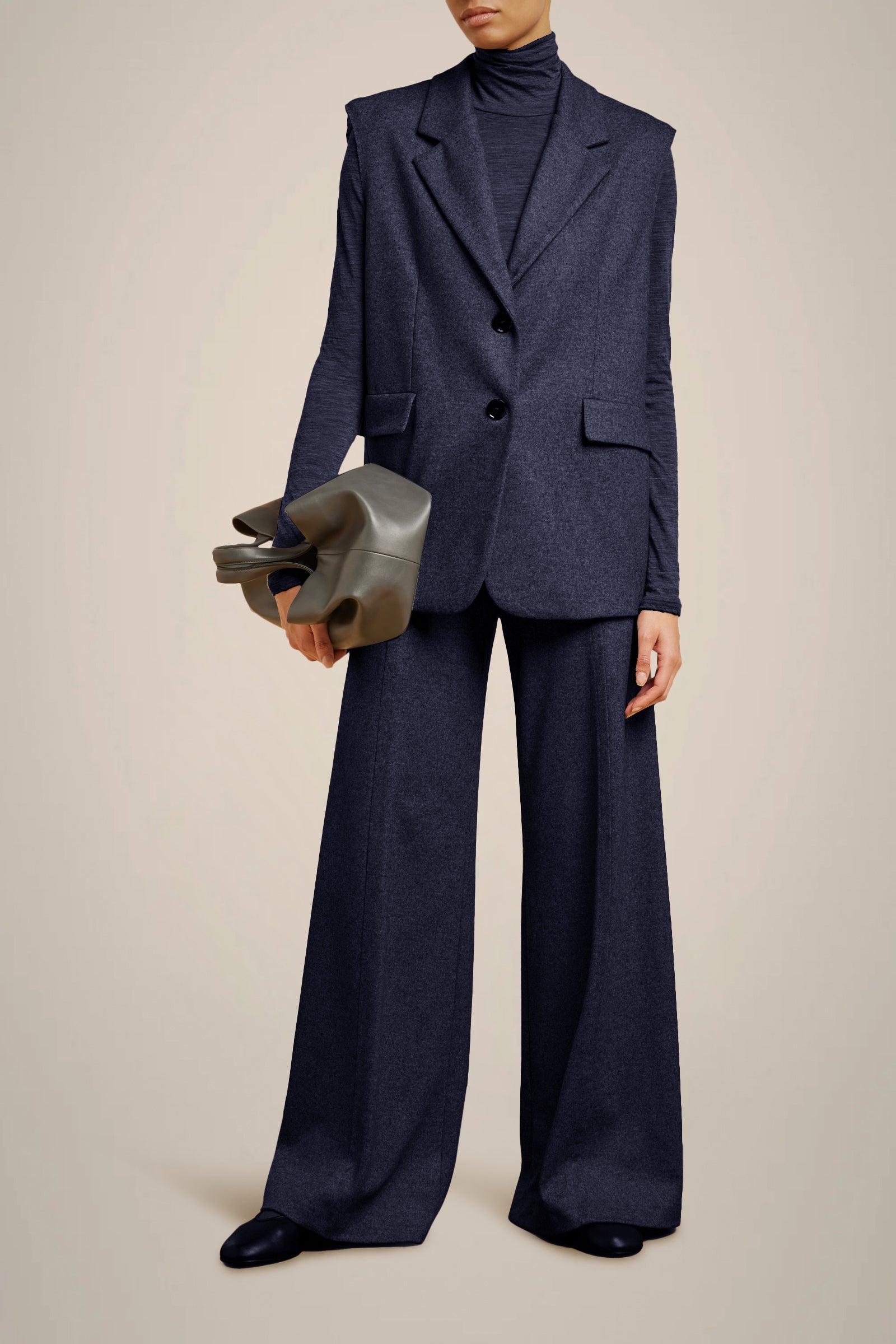GILET IN PANNO CASHMERE