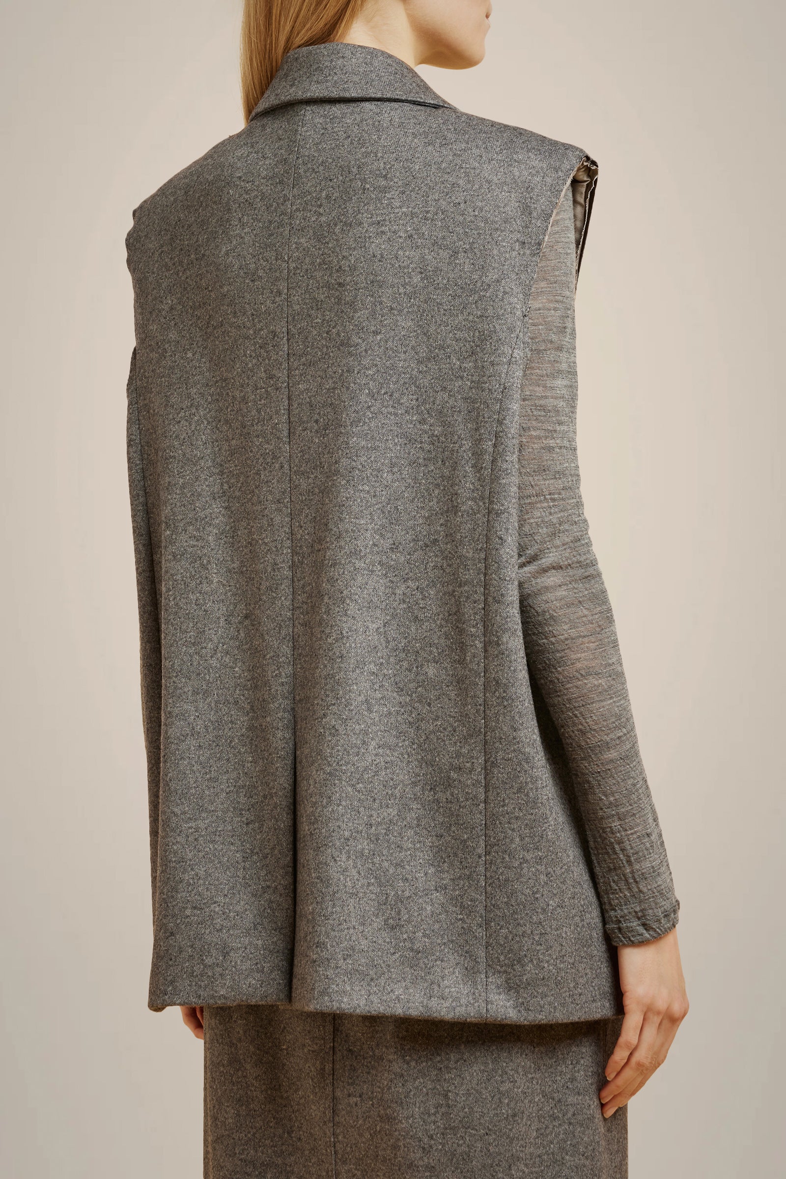 GILET IN PANNO CASHMERE