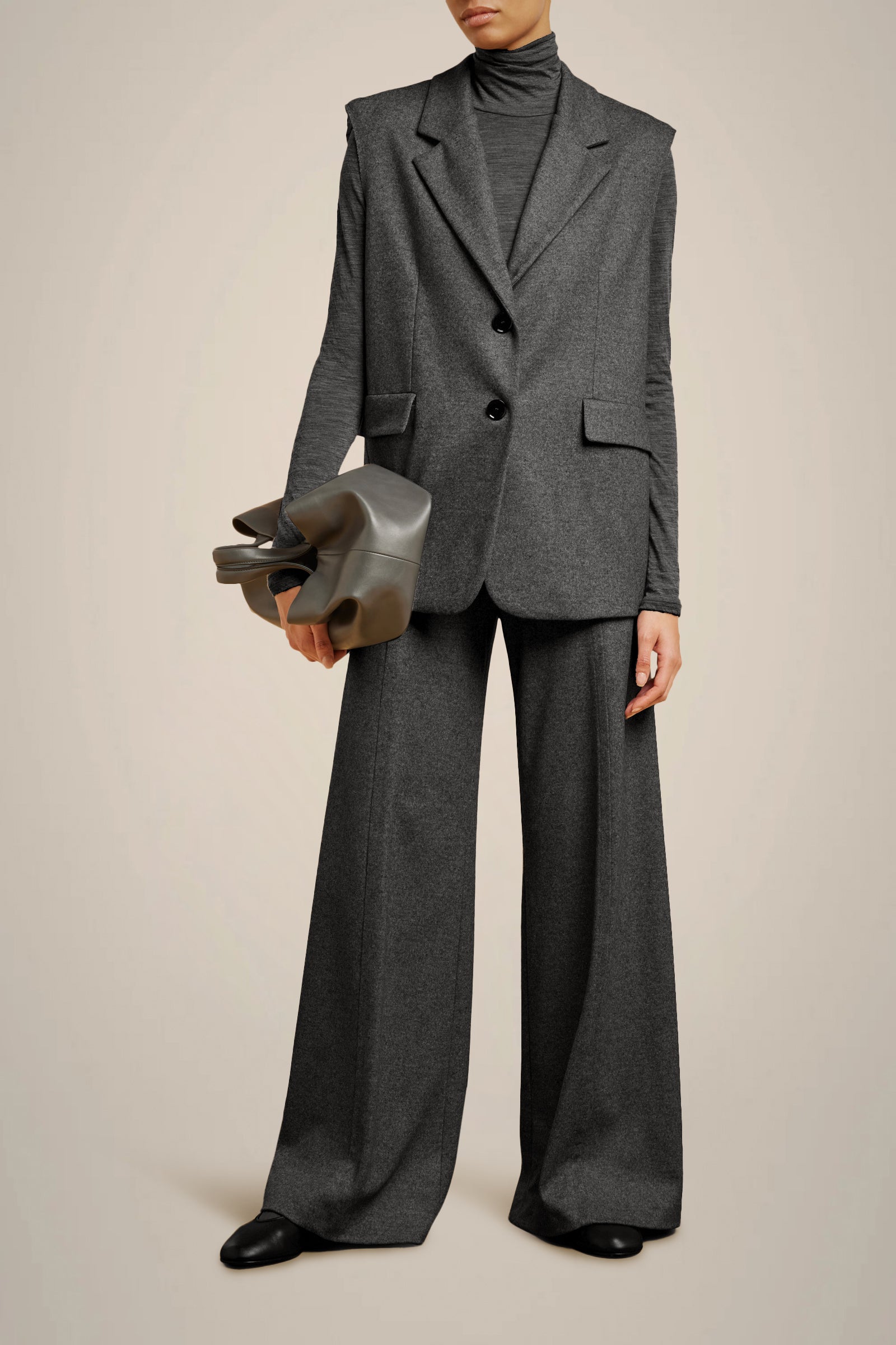 GILET IN PANNO CASHMERE