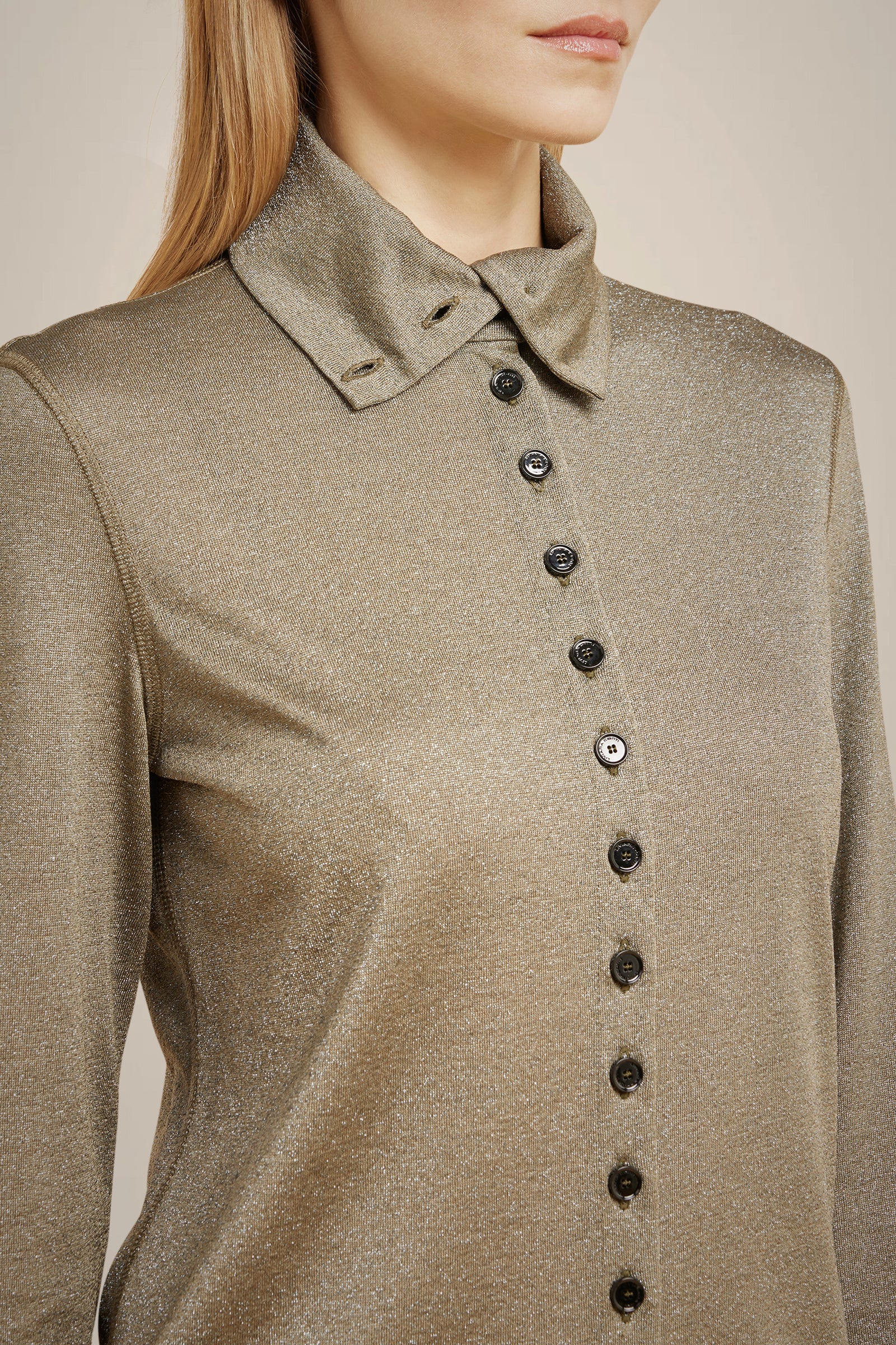 CAMICIA IN JERSEY LUREX