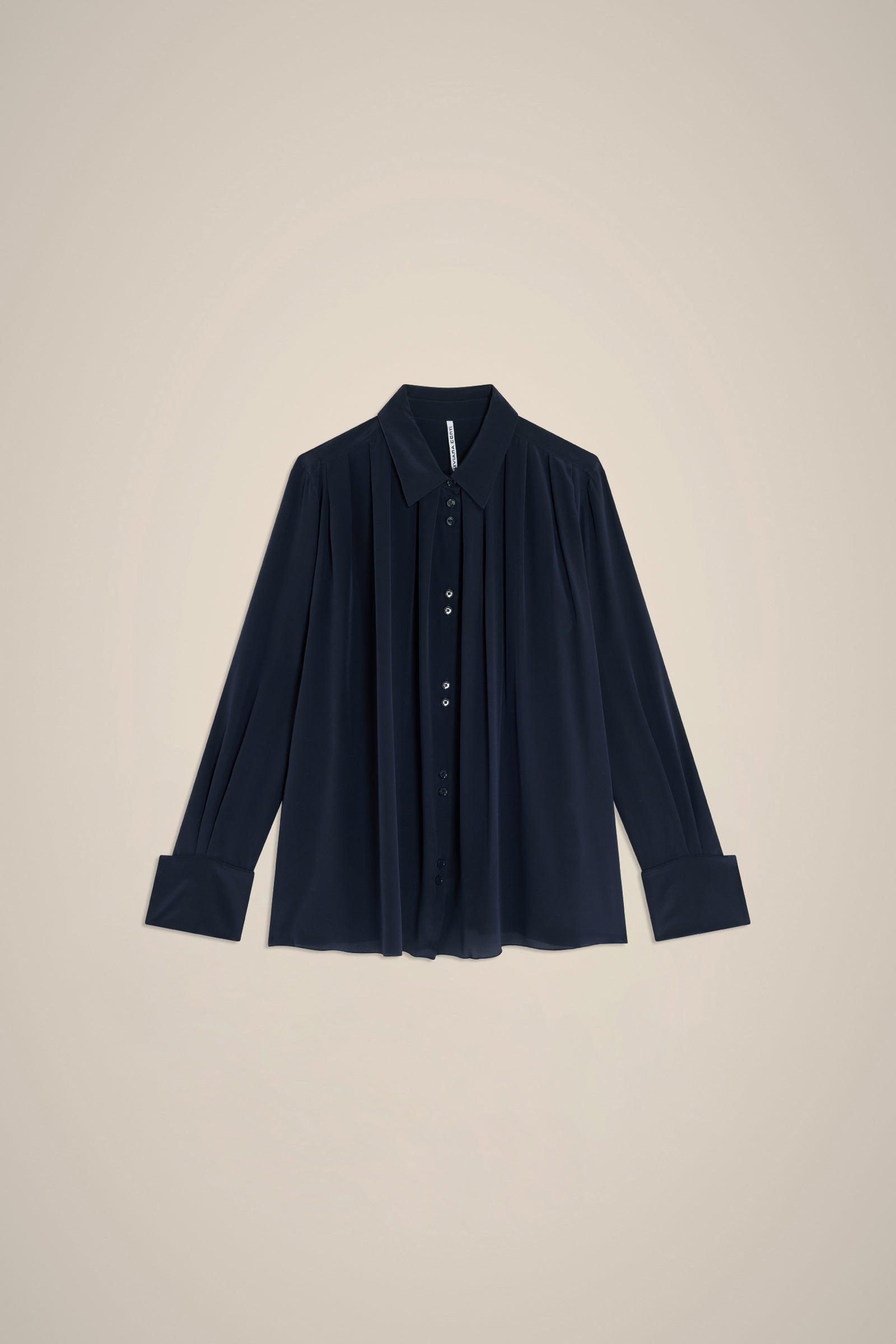 CAMICIA PIEGHE 100% SETA