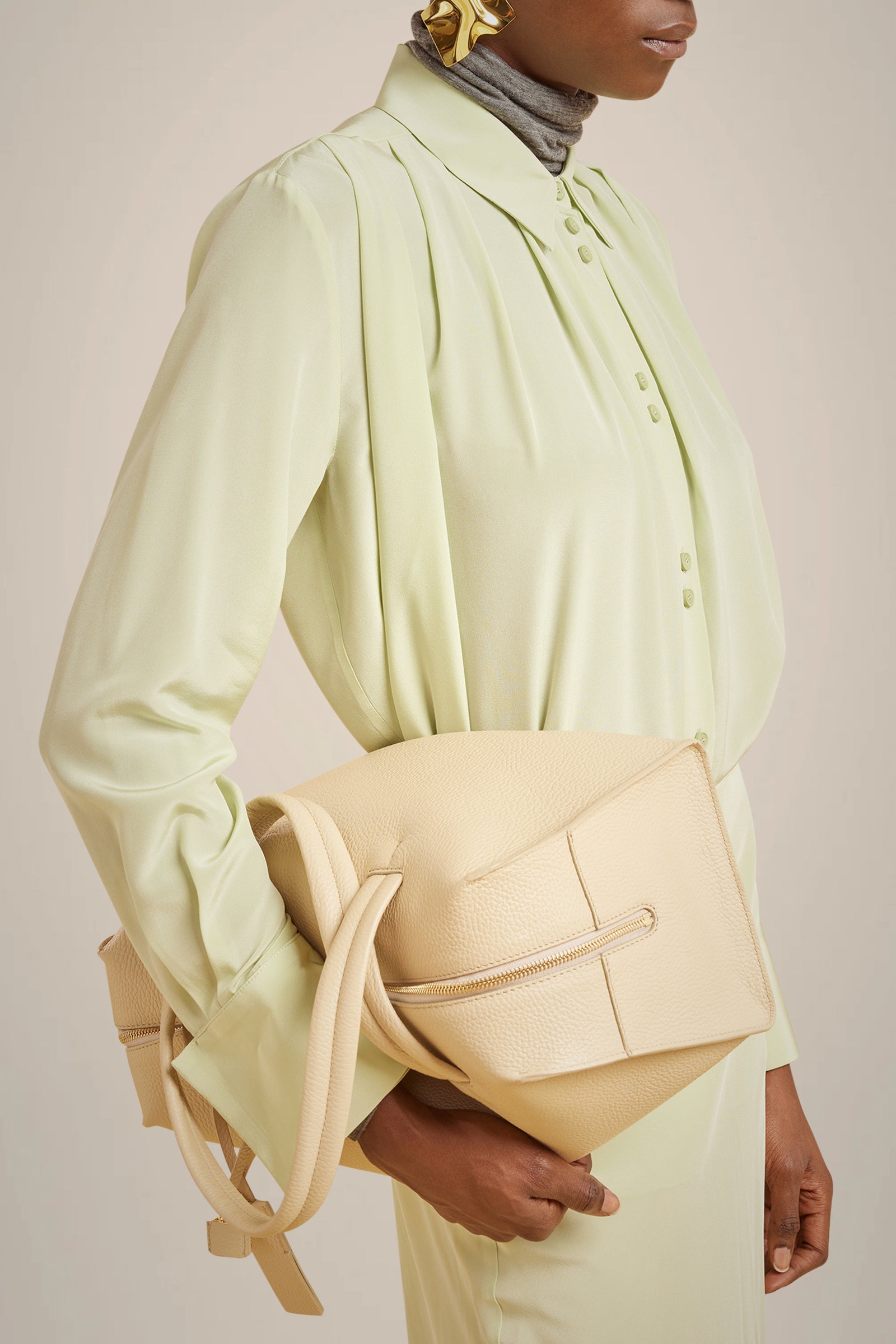 CAMICIA PIEGHE 100% SETA