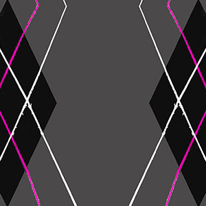 ROMBI GRIGIO/FUXIA
