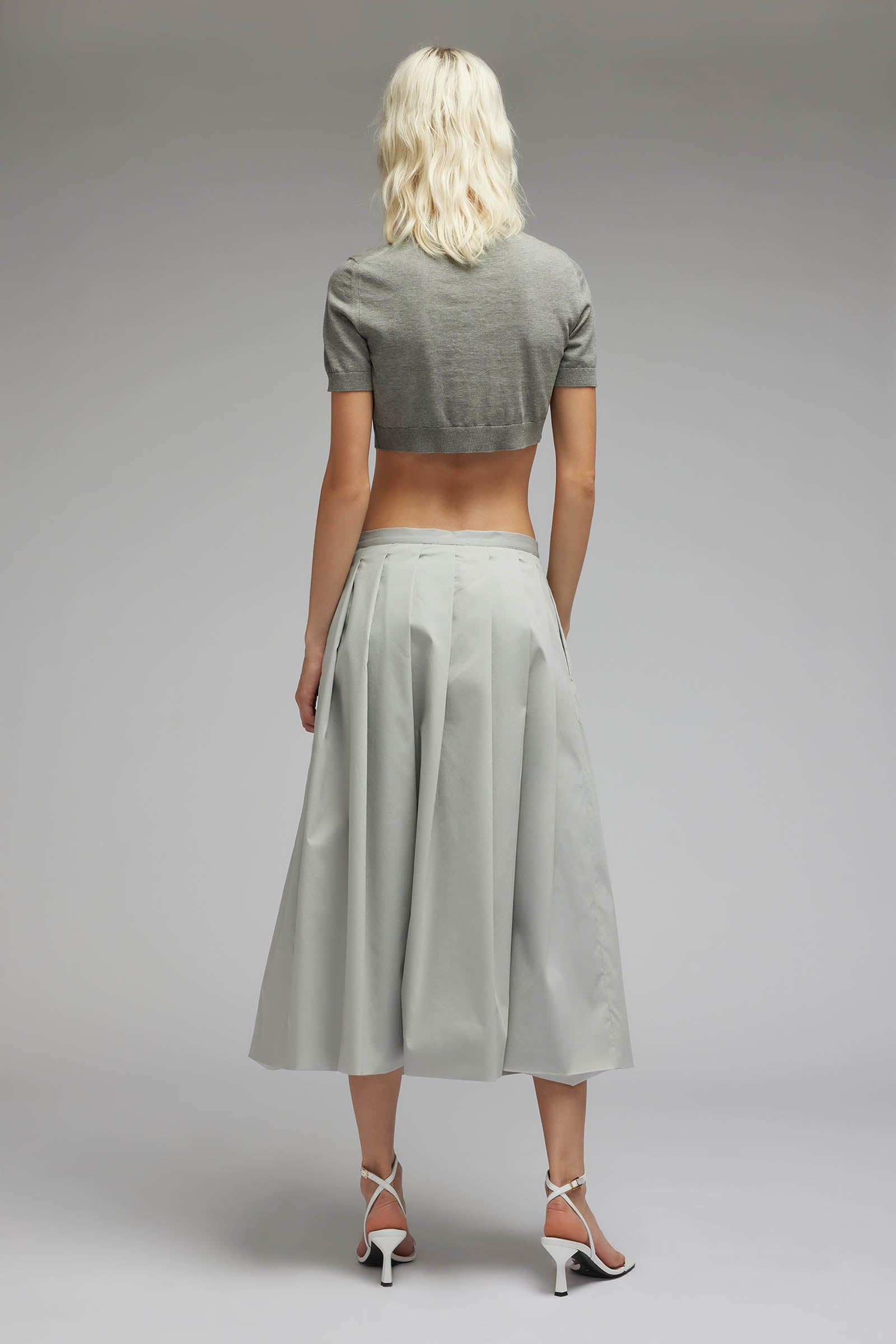 COTTON V-NECK TOP