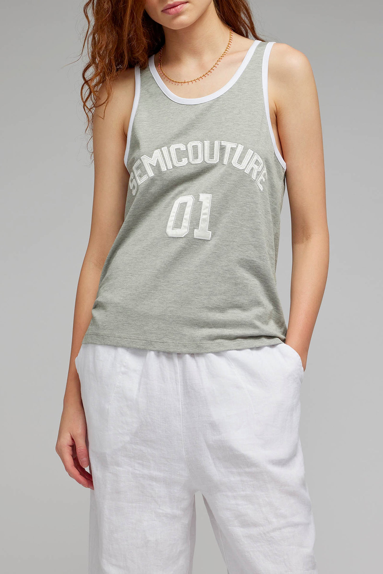 COTTON JERSEY TANK TOP