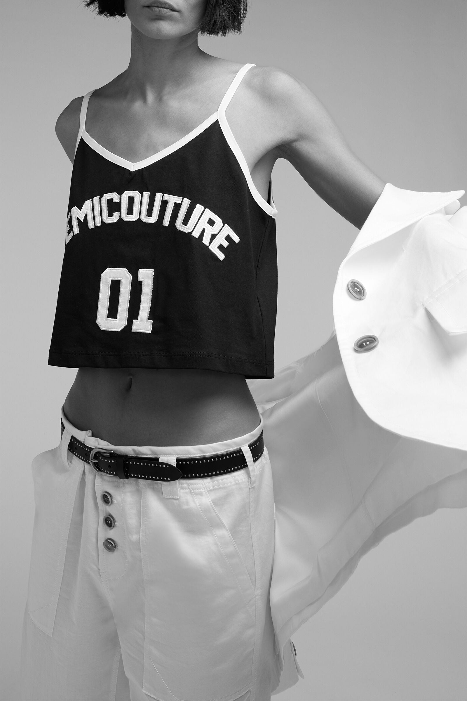 COTTON JERSEY TOP
