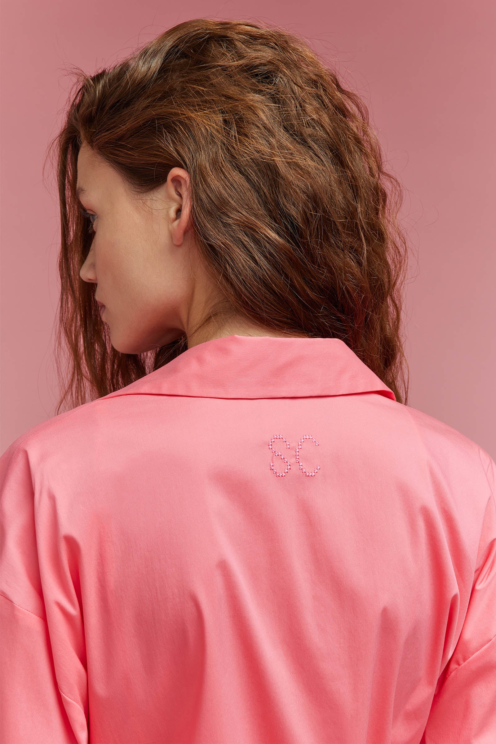 POPLIN WRAP SHIRT