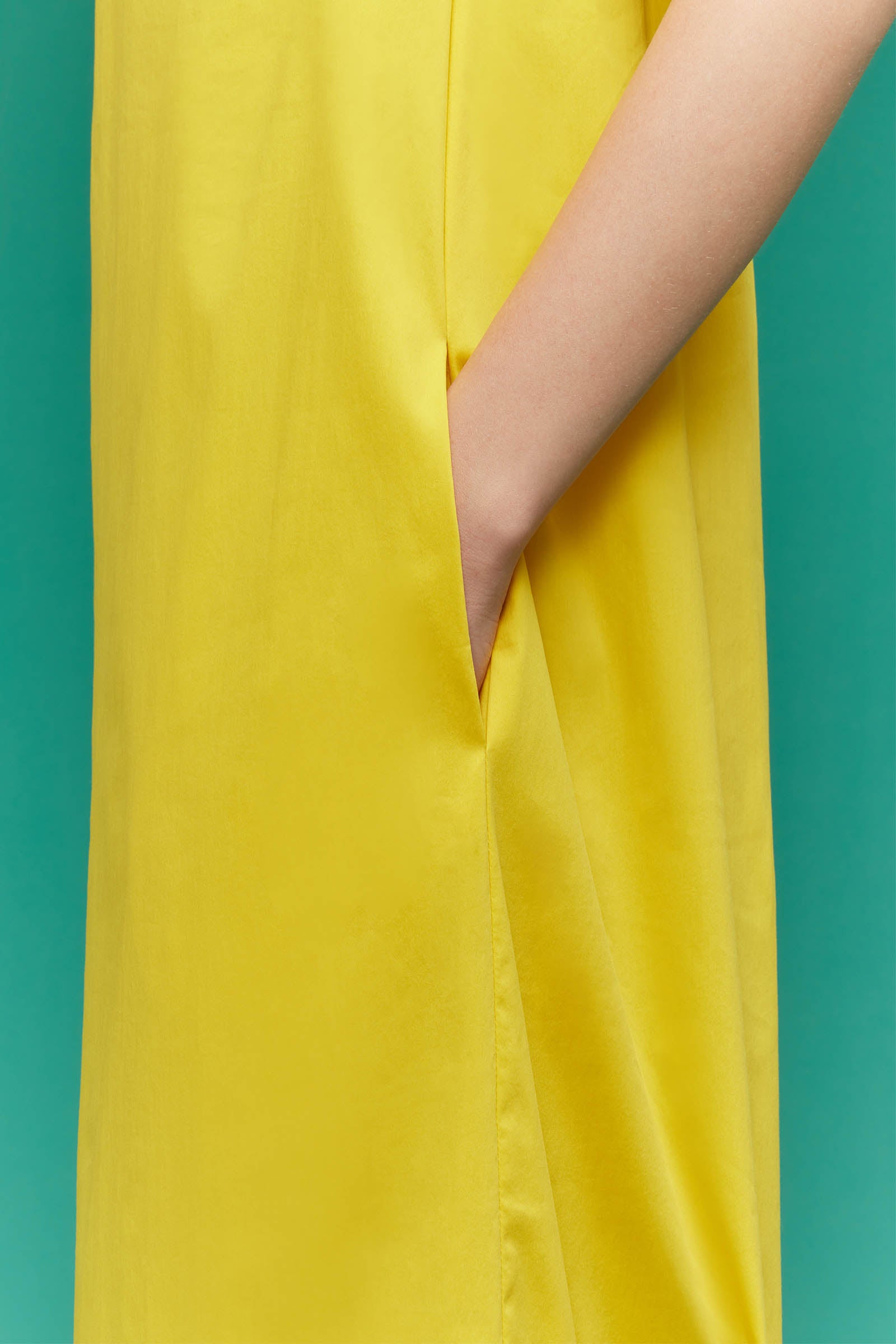 poplin bandeau dress