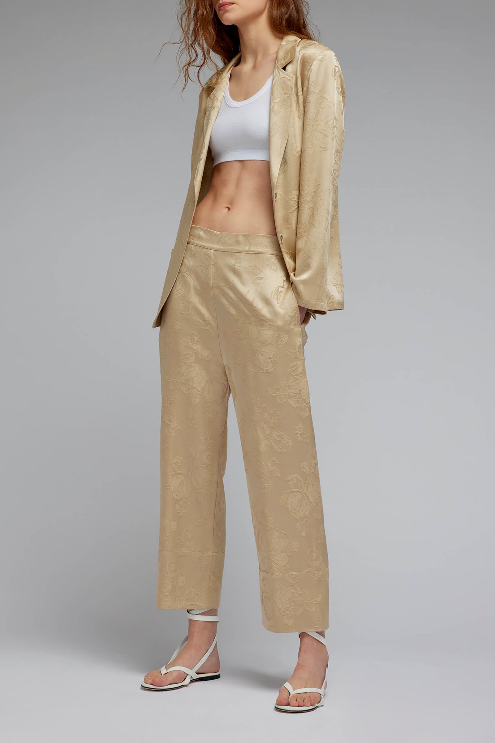 viscose jacquard jacket