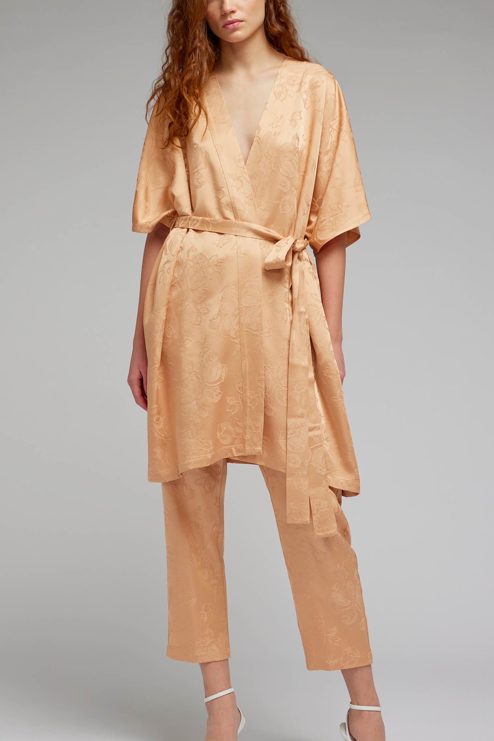 VISCOSE JACQUARD KIMONO