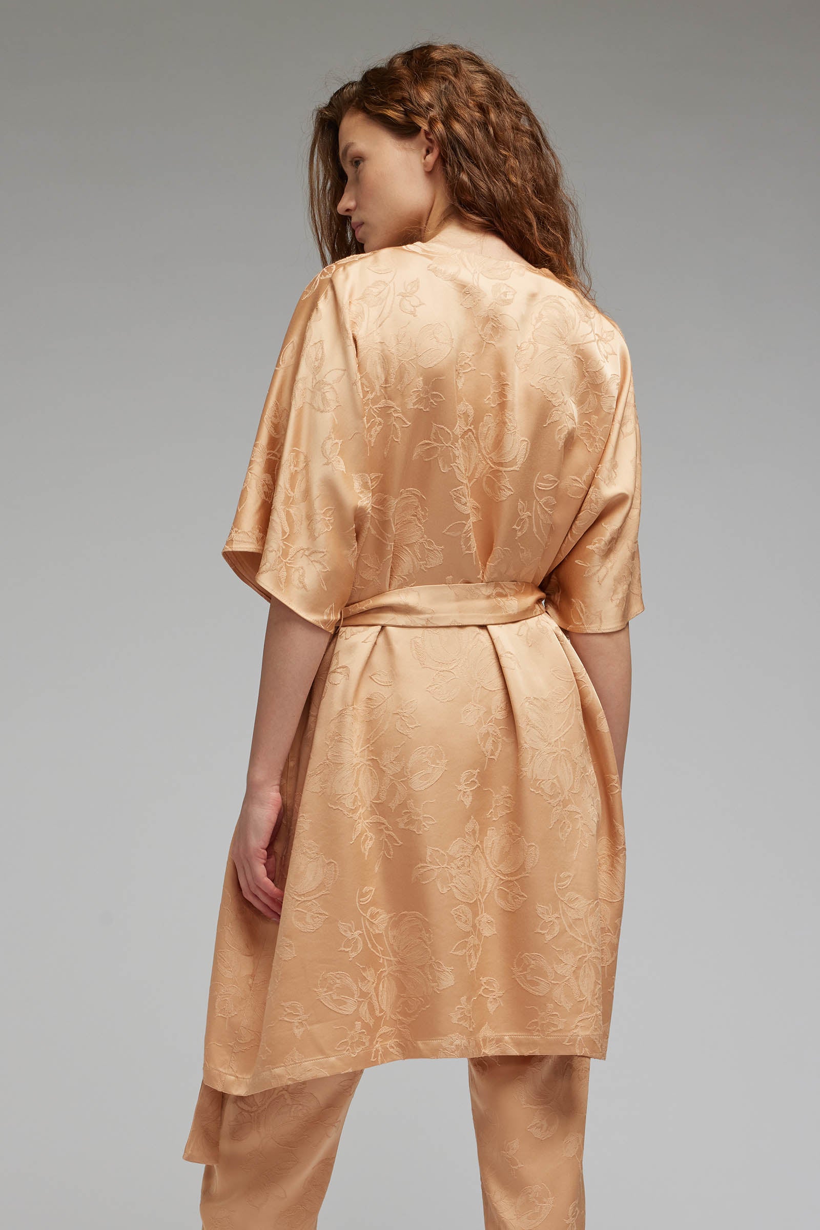 VISCOSE JACQUARD KIMONO