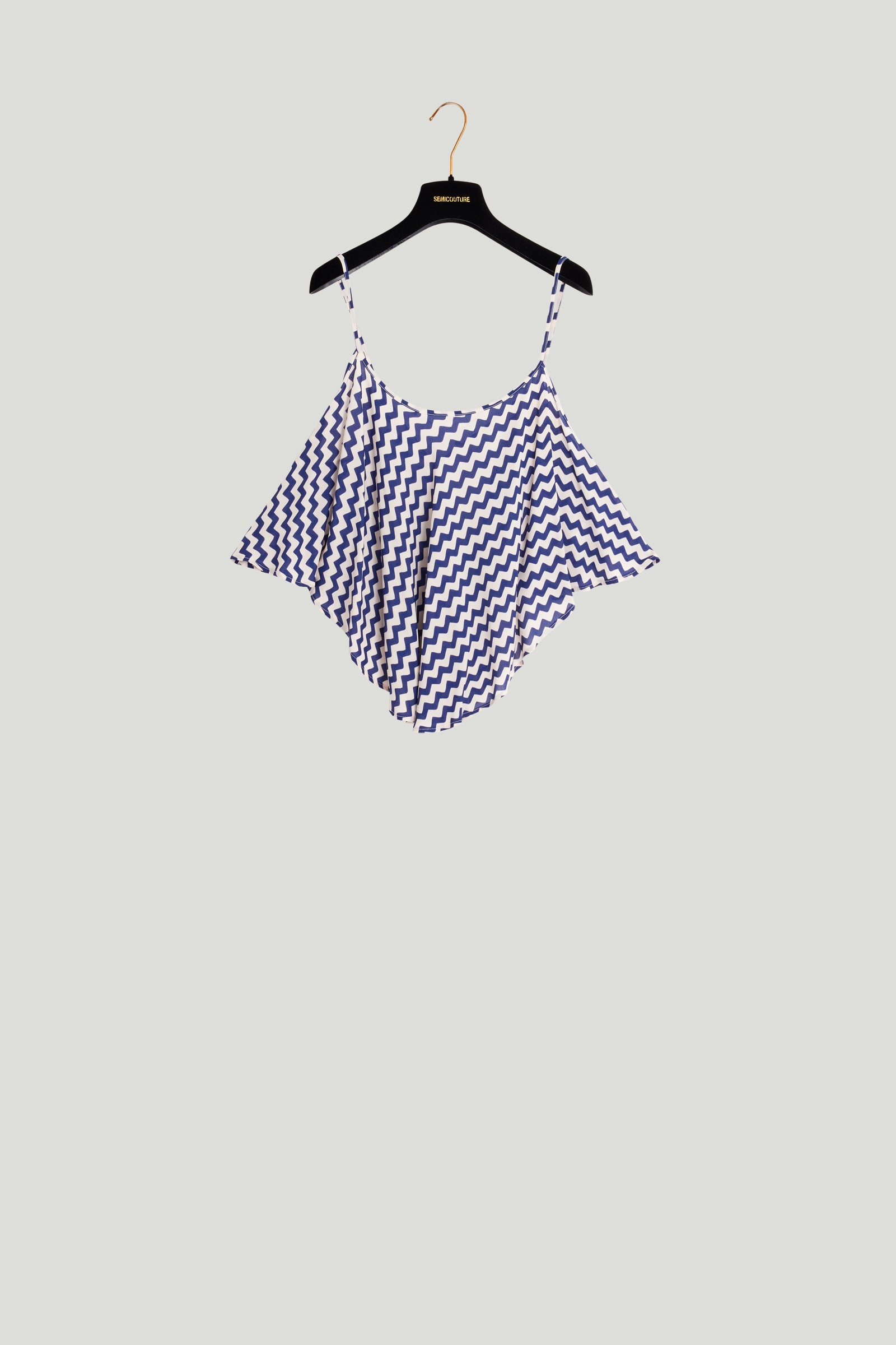 printed crepe de chine top