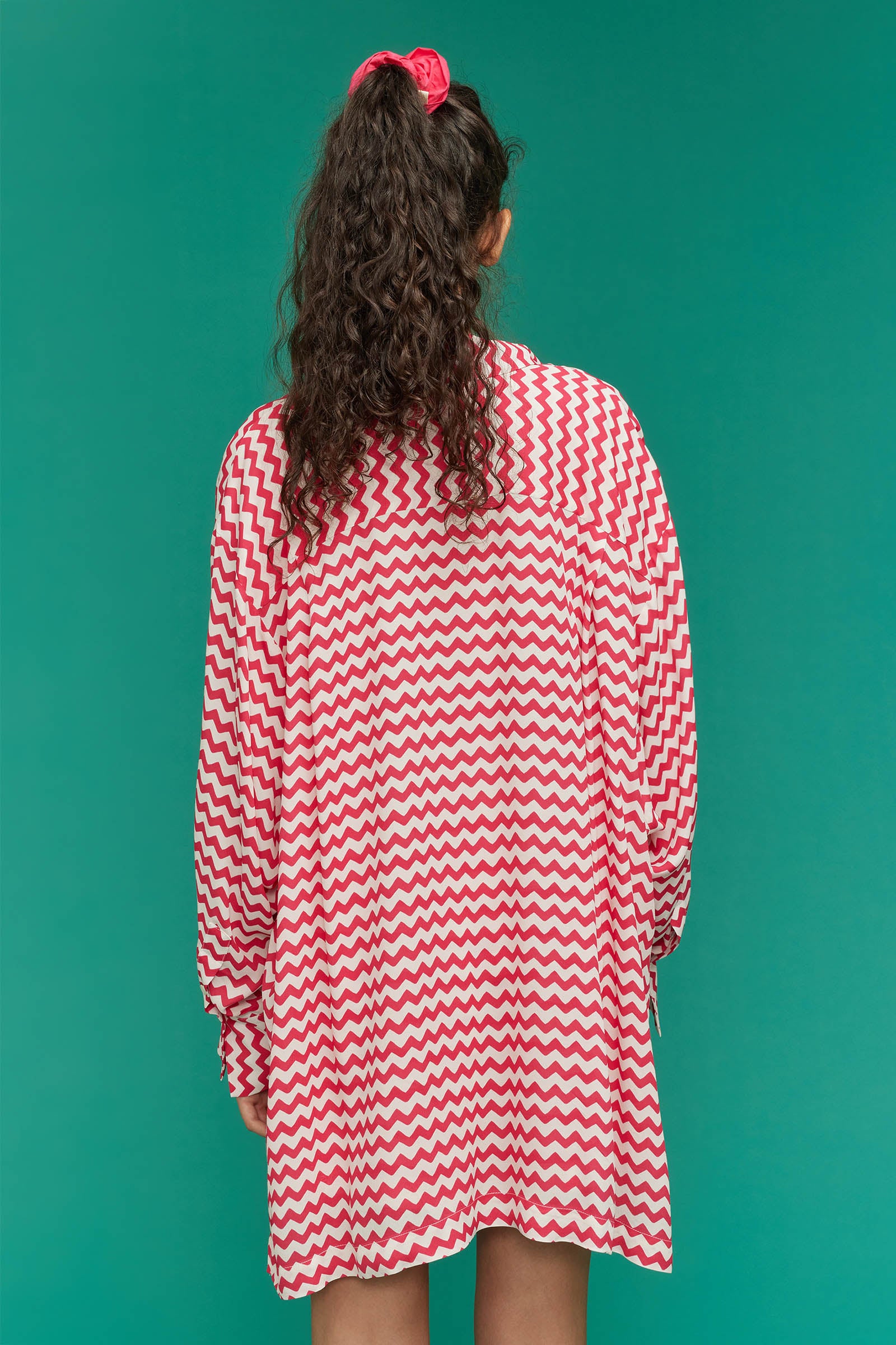 CAMICIA IN CREPE DE CHINE STAMPATO
