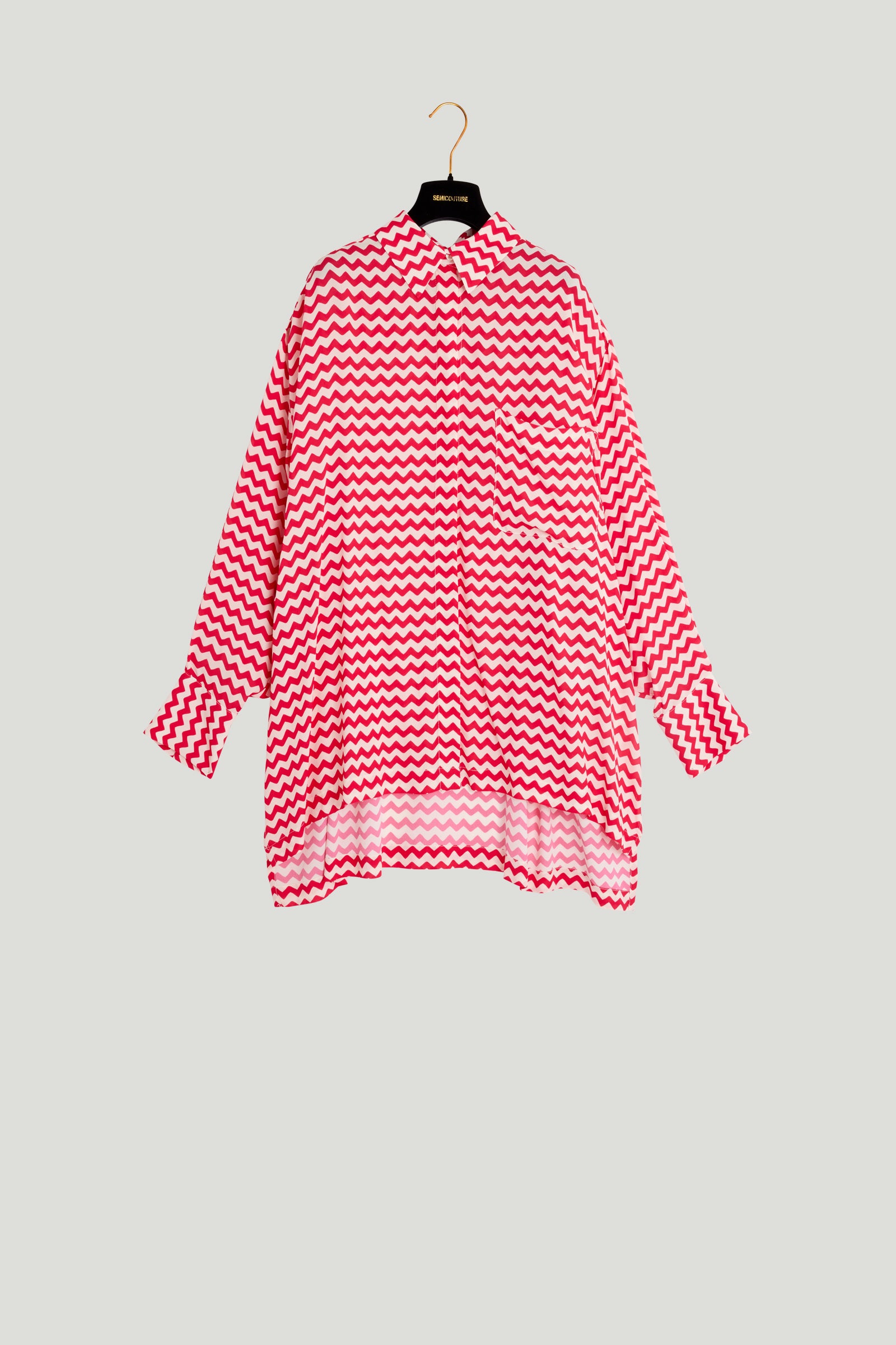 CAMICIA IN CREPE DE CHINE STAMPATO