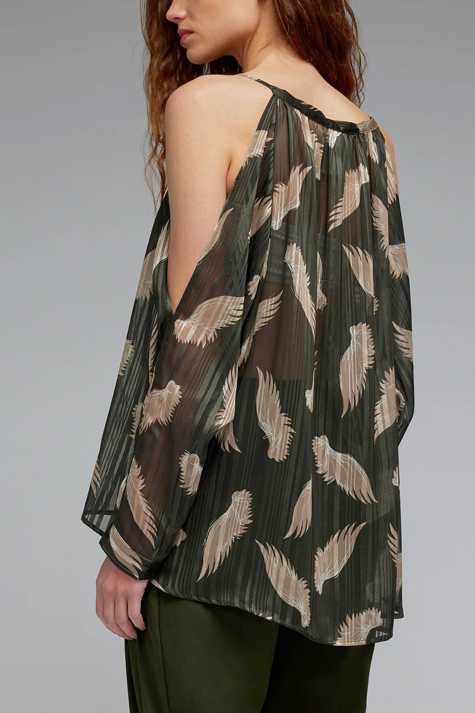 blusa poly lurex