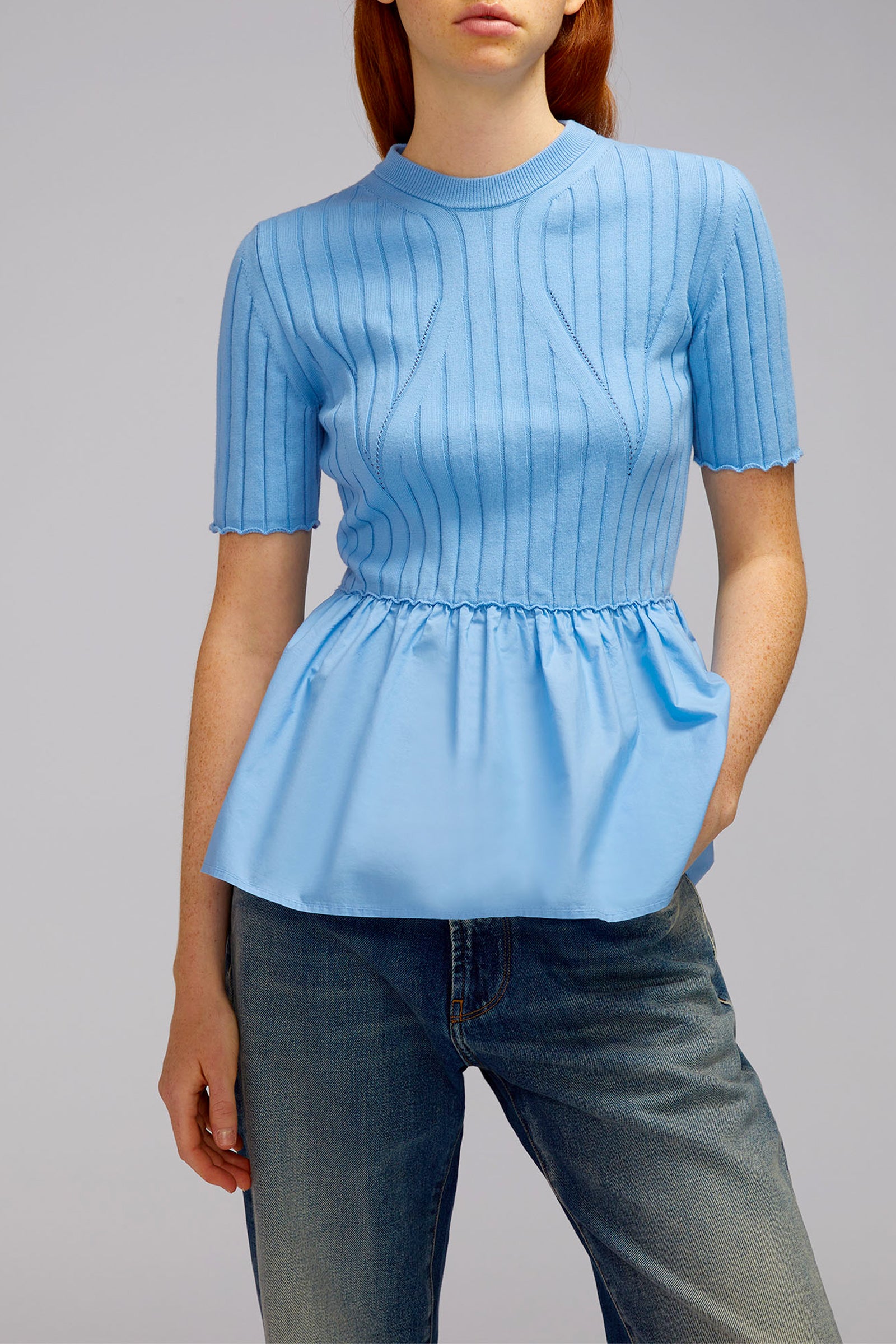 maglia cotone+popeline