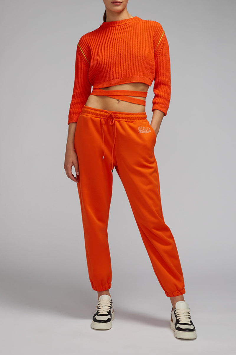 MAGLIA CROP COSTA INGLESE