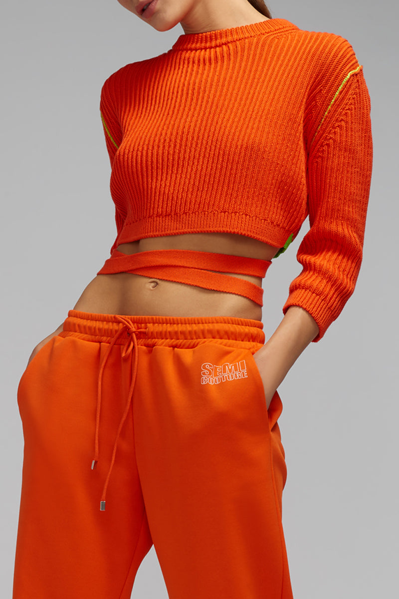 MAGLIA CROP COSTA INGLESE