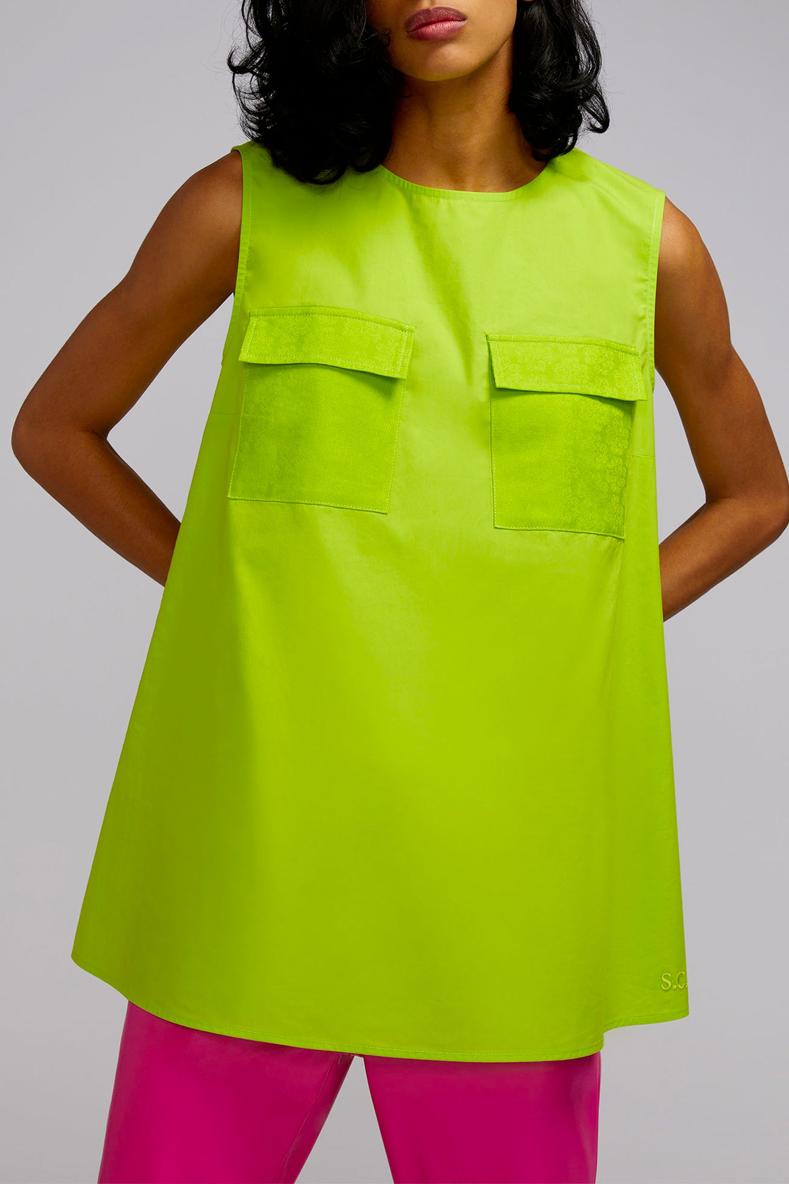 TOP IN POPELINE CON TASCHE