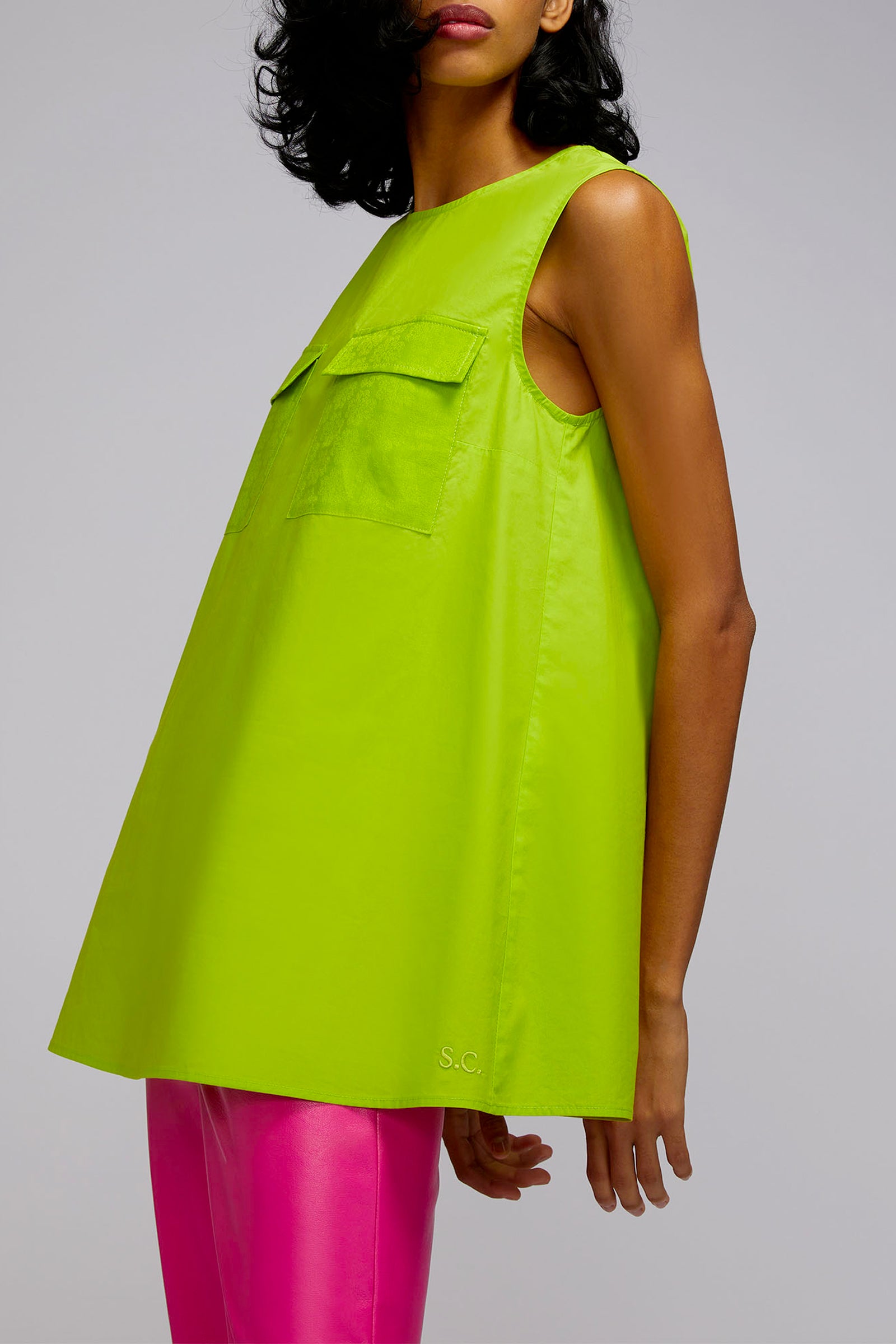 TOP IN POPELINE CON TASCHE