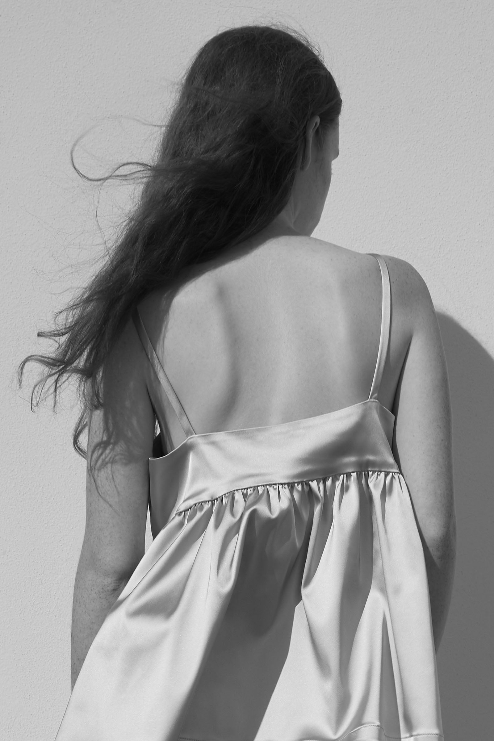 duchesse top with shoulder straps