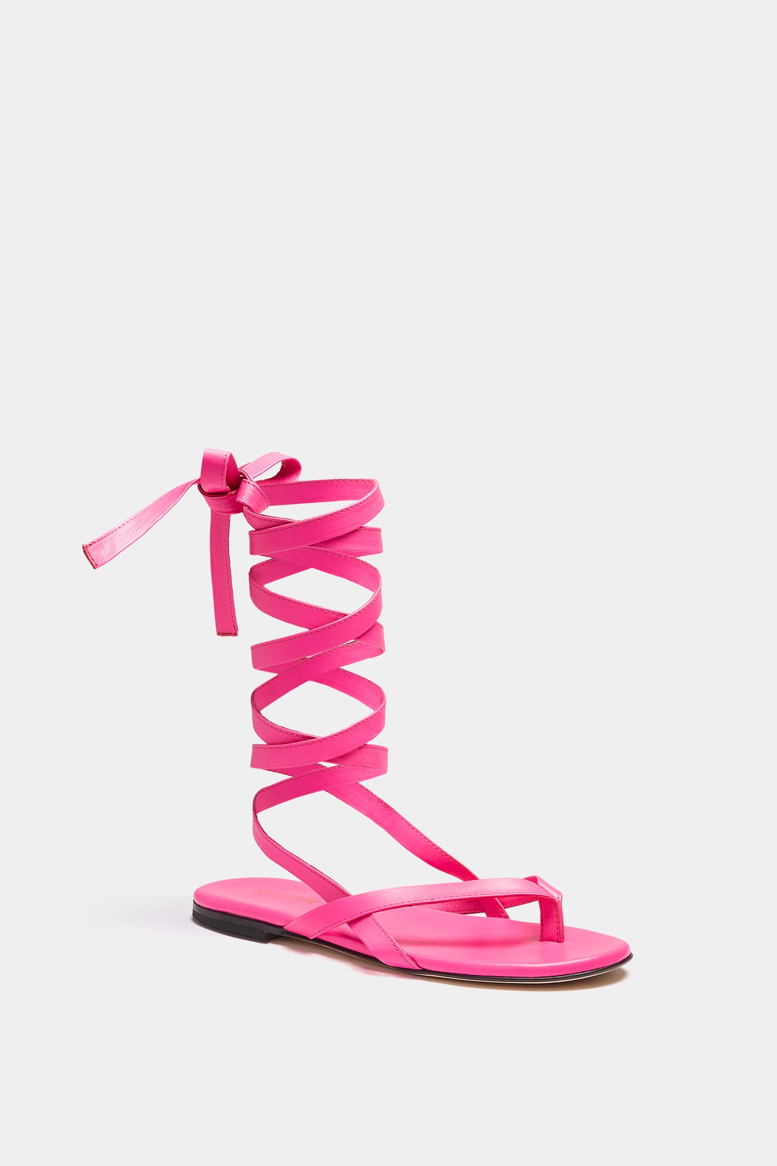 ankle lace-up flip flops