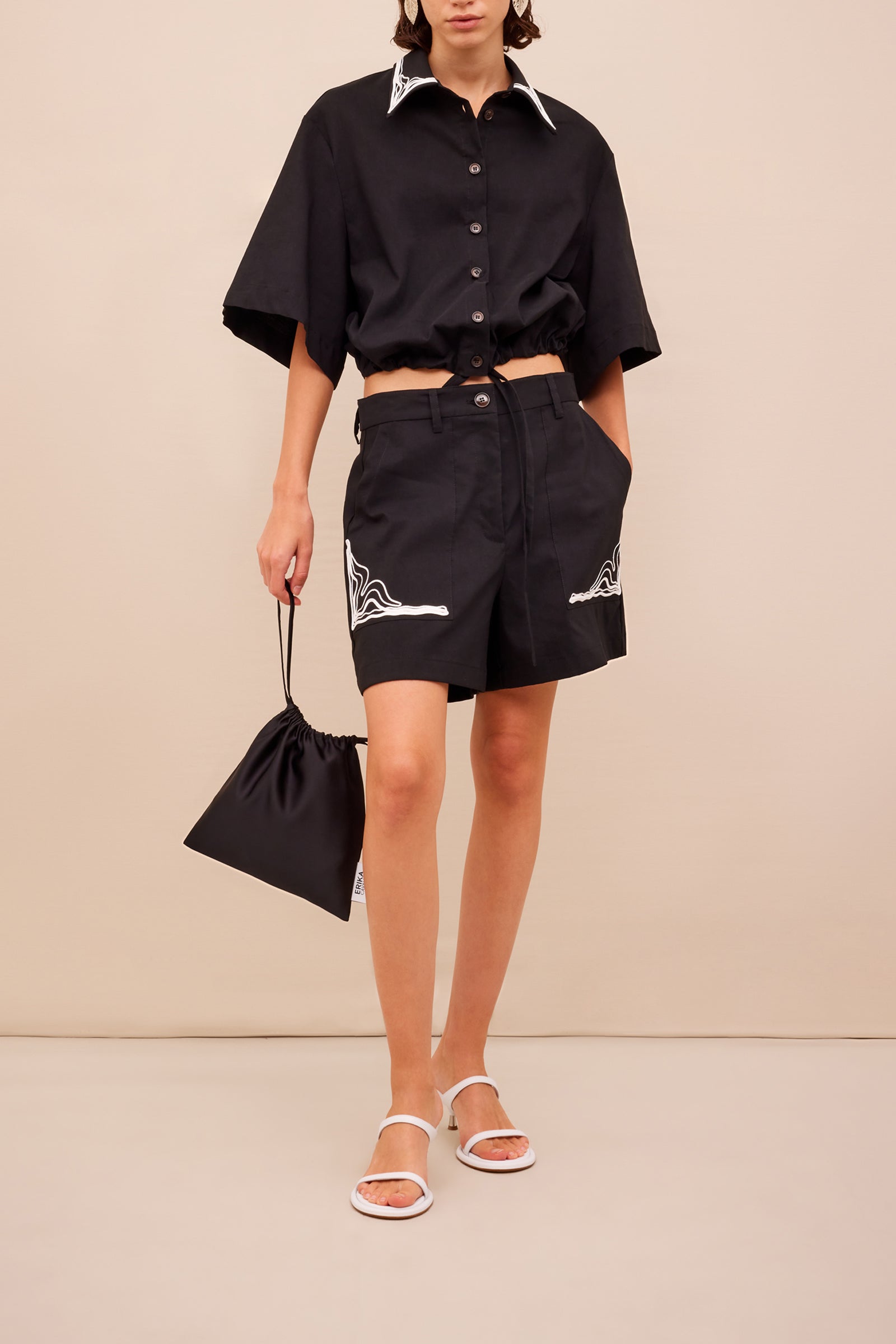 PORZIA LINEN SHORTS