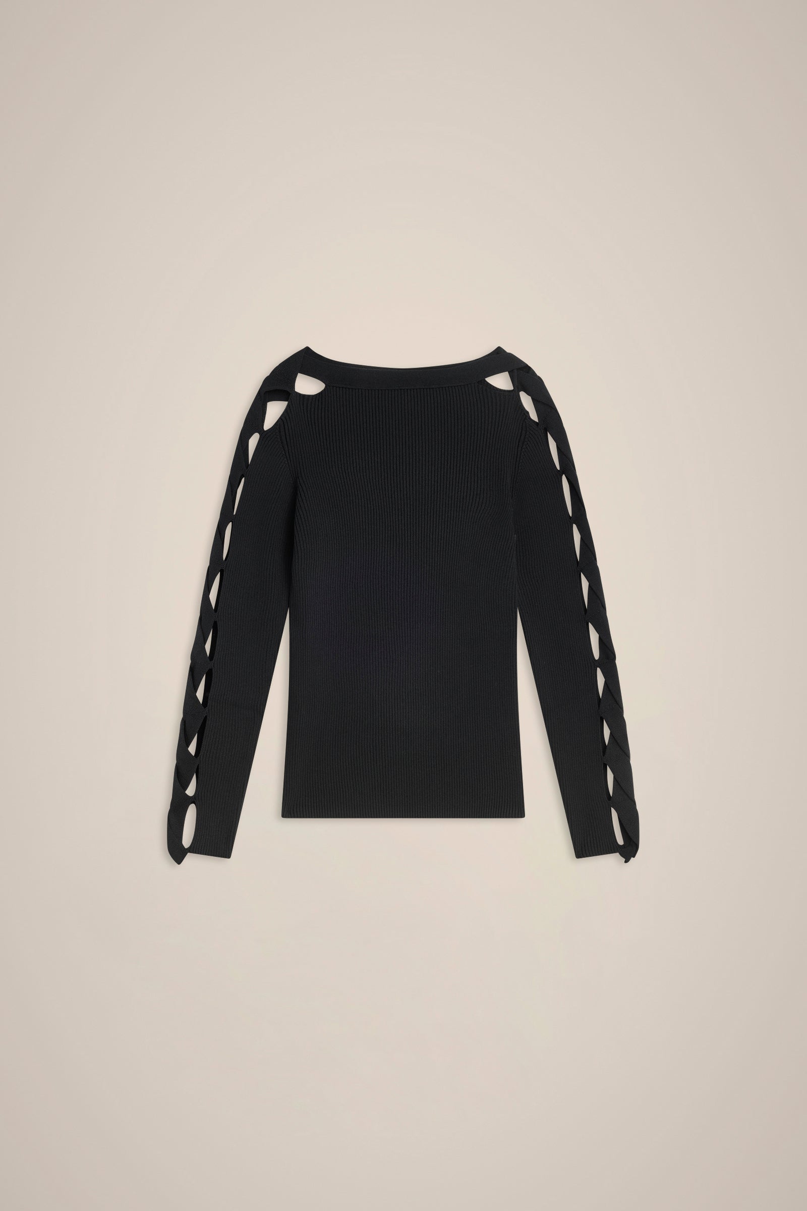 MAGLIA MANICHE CON INTRECCIO