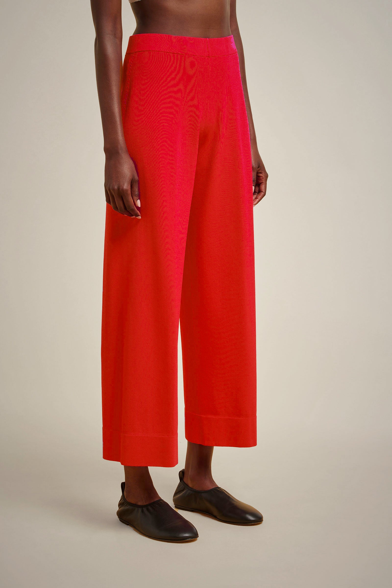 TROUSERS WITH DOUBLE FRONT EDGES