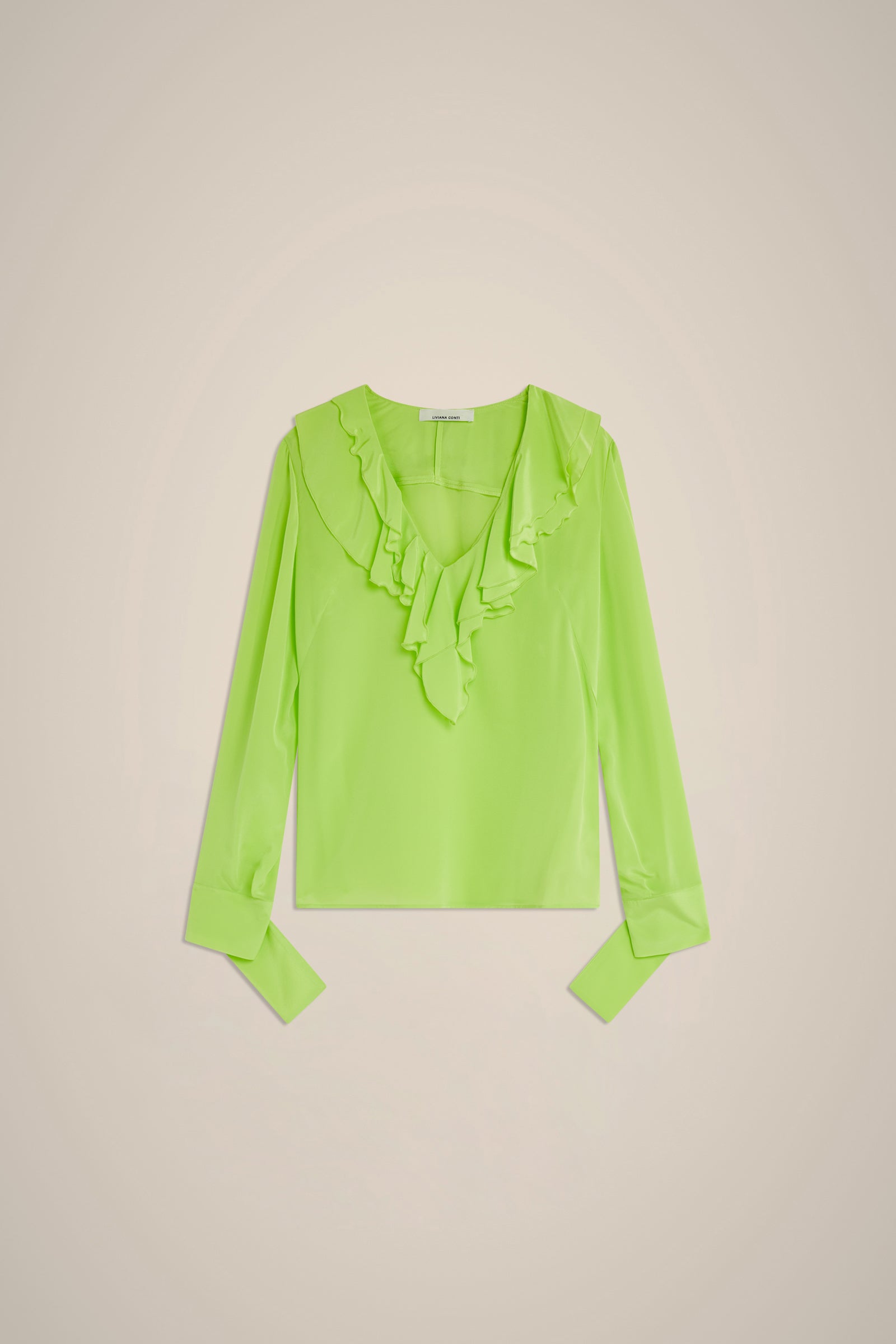 CAMICIA CON VOLANT