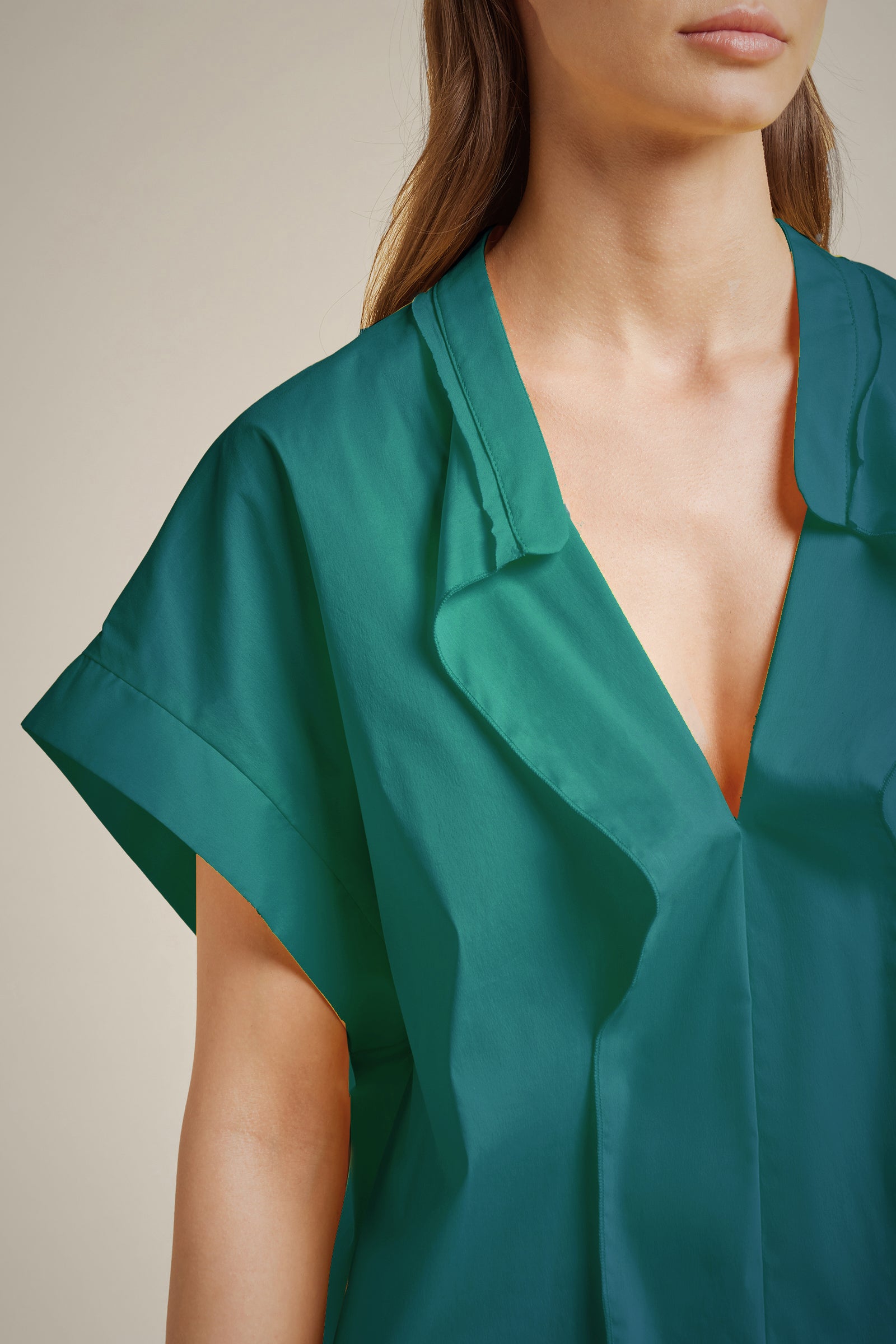 CAMICIA CON VOLANT