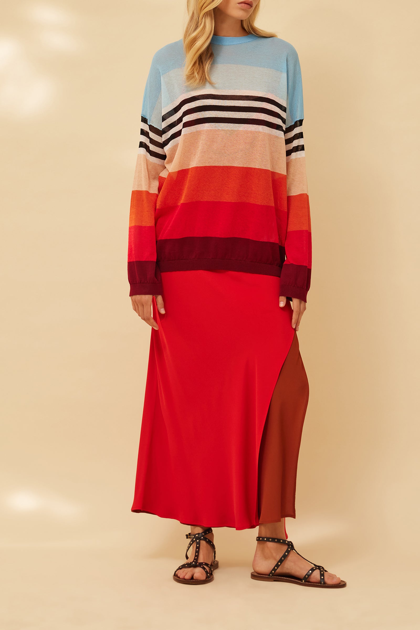 MAGLIA MULTICOLOR MANICA LUNGA