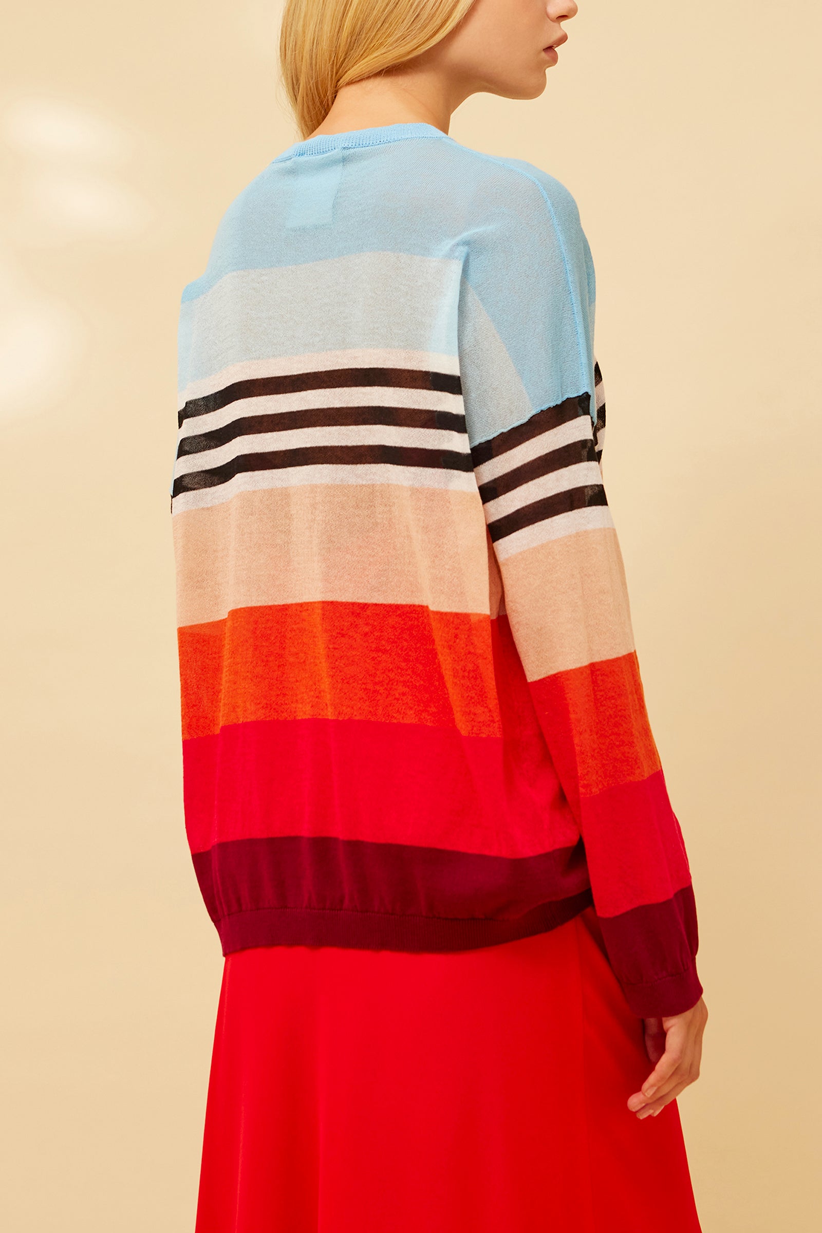 MAGLIA MULTICOLOR MANICA LUNGA