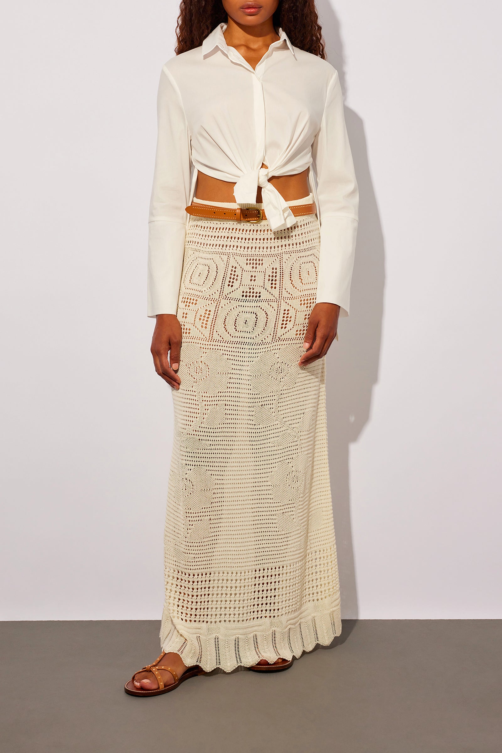 LACE STITCH SKIRT