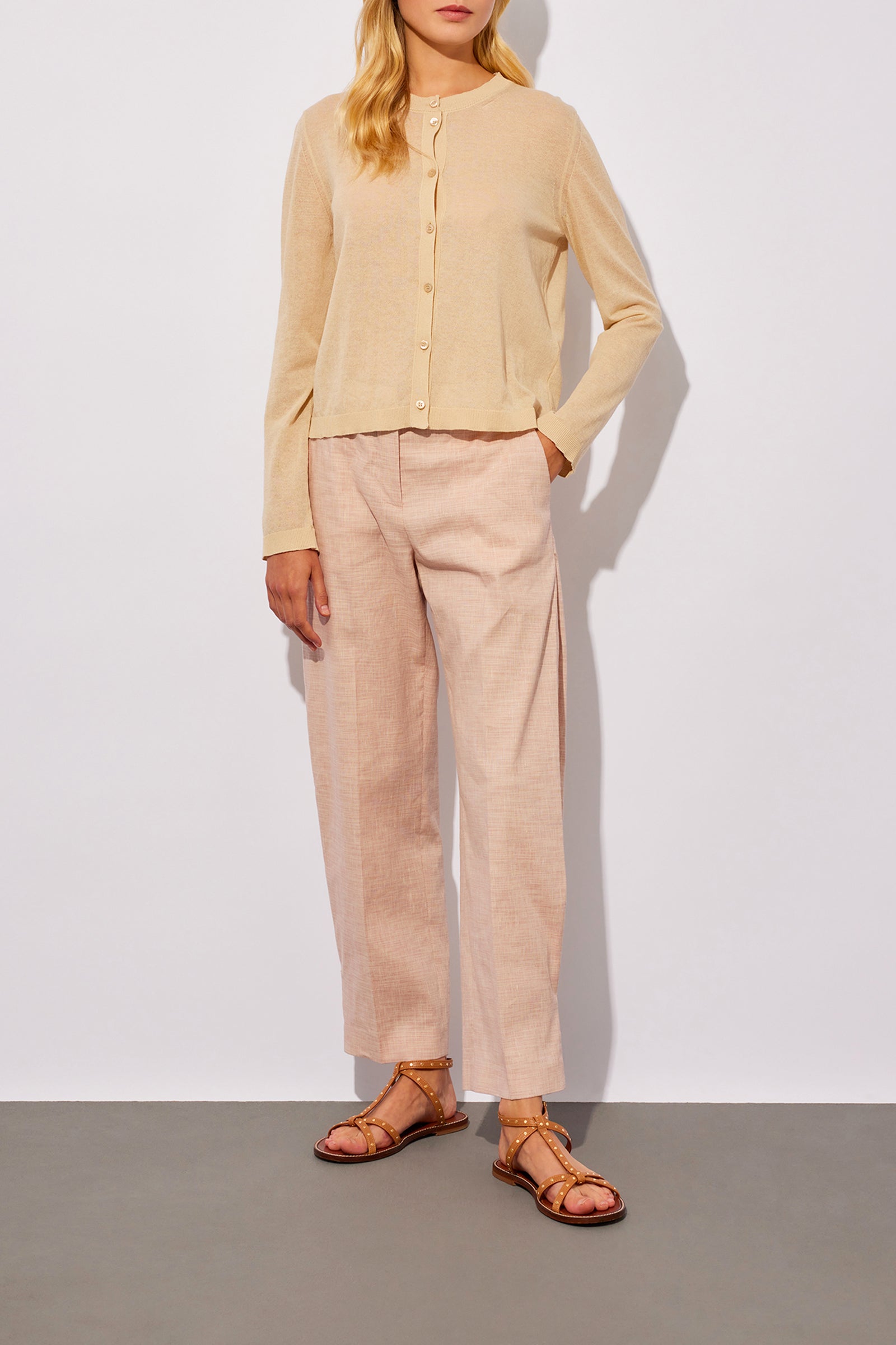 CARDIGAN IN MISTO COTONE LEGGERO