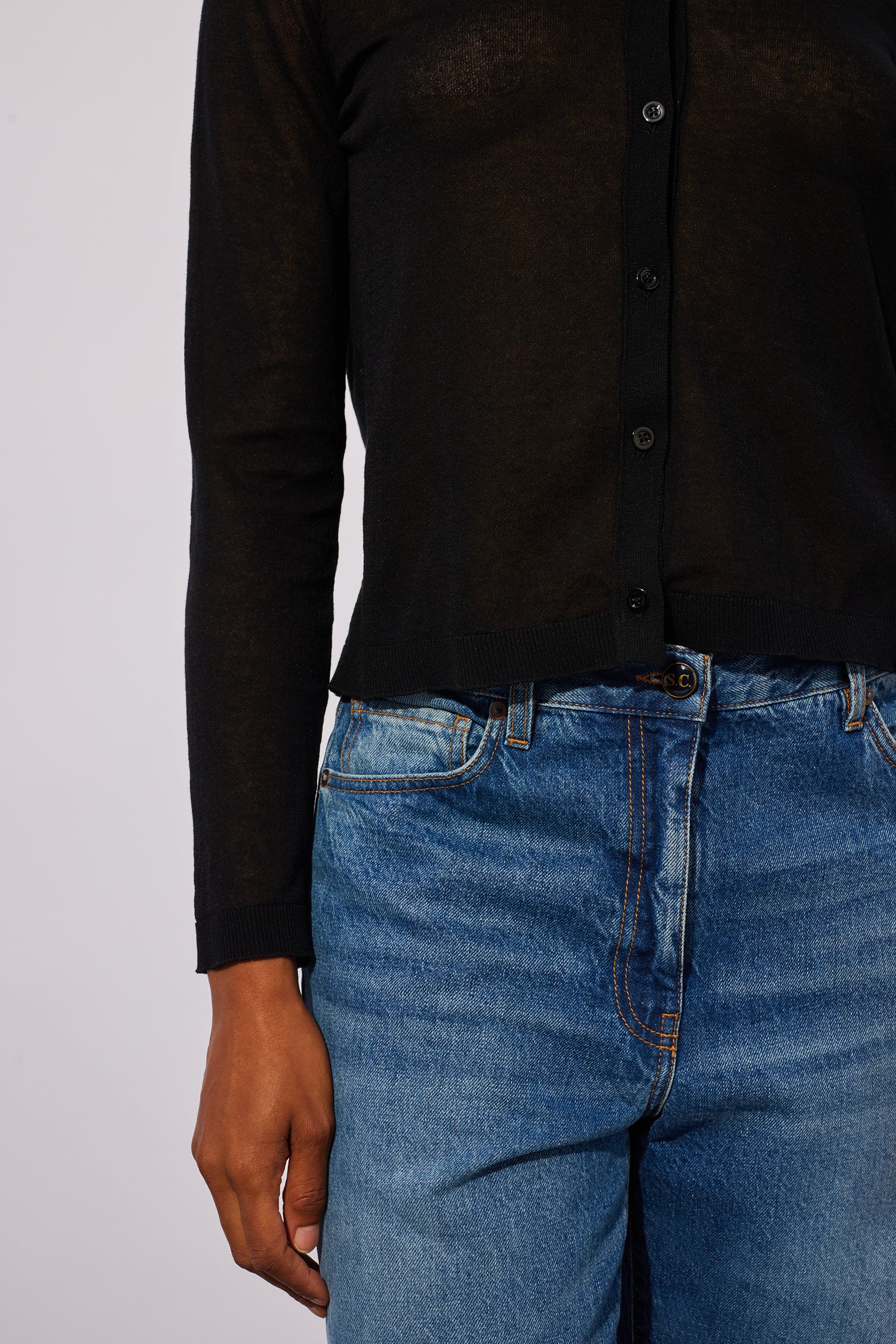 CARDIGAN IN MISTO COTONE LEGGERO