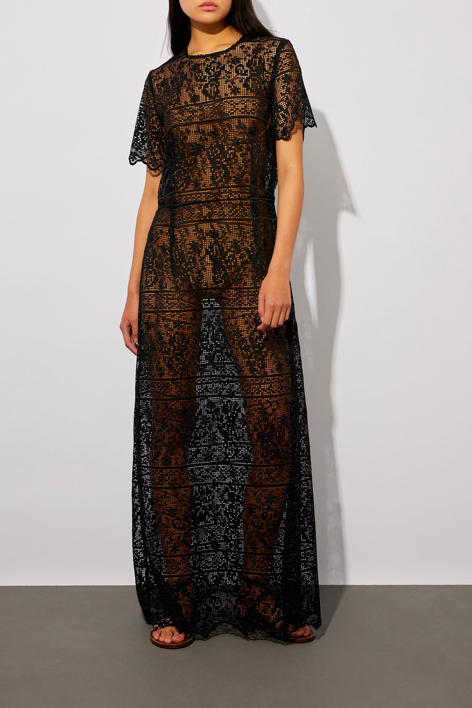 MACRAME' LACE DRESS