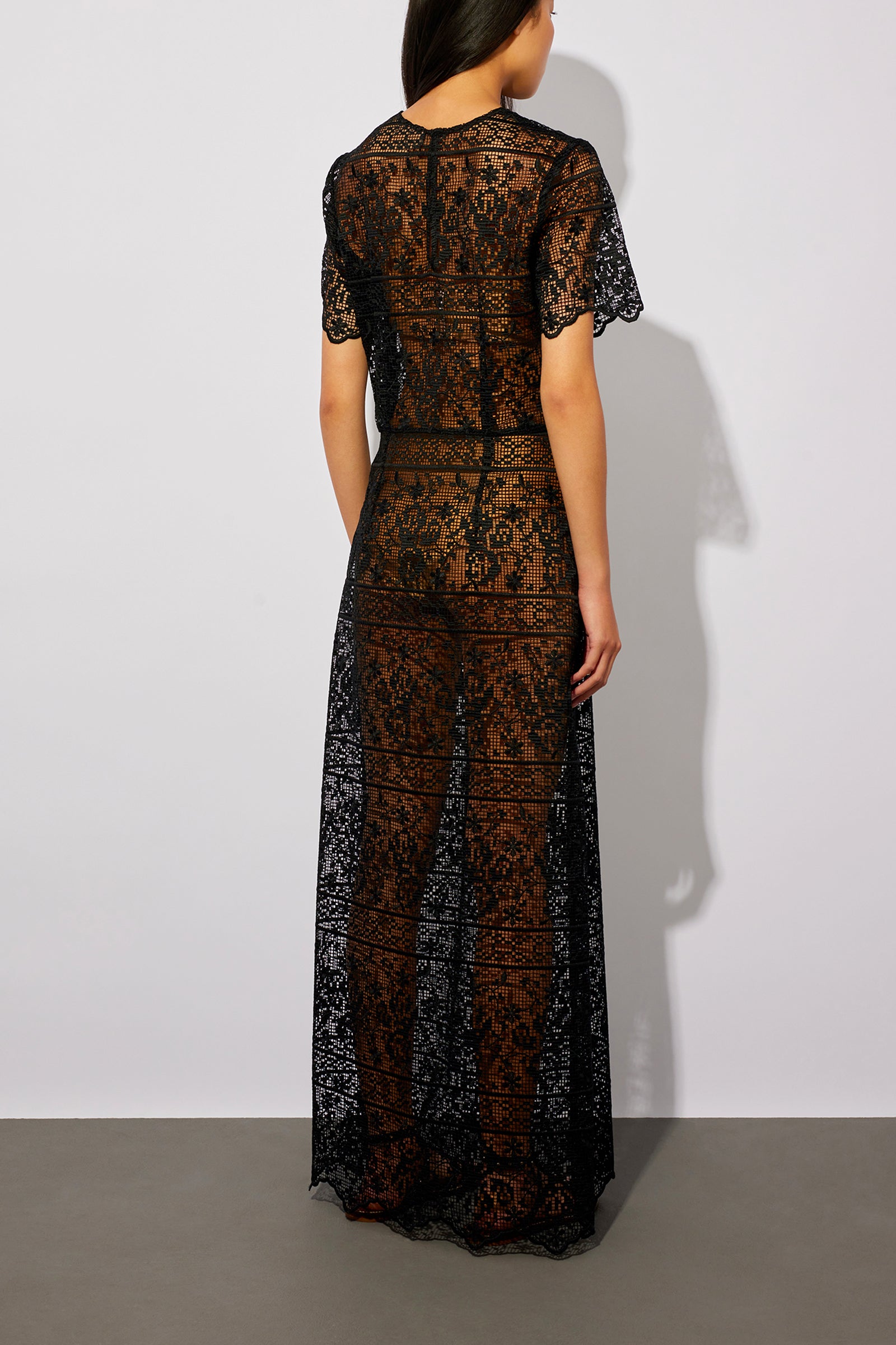 MACRAME' LACE DRESS