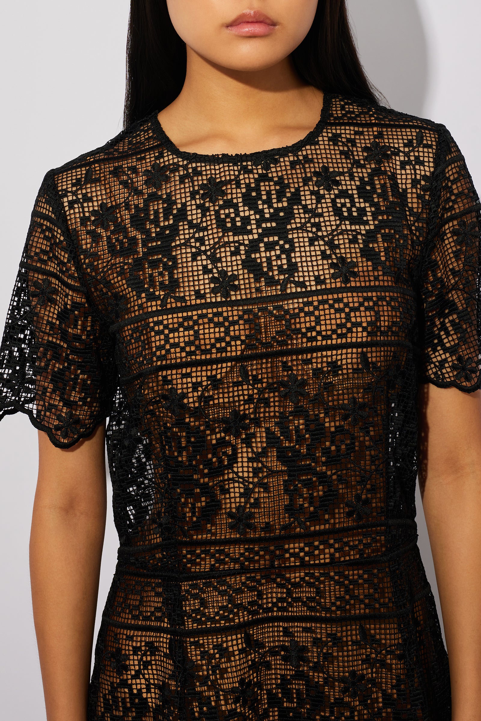 MACRAME' LACE DRESS