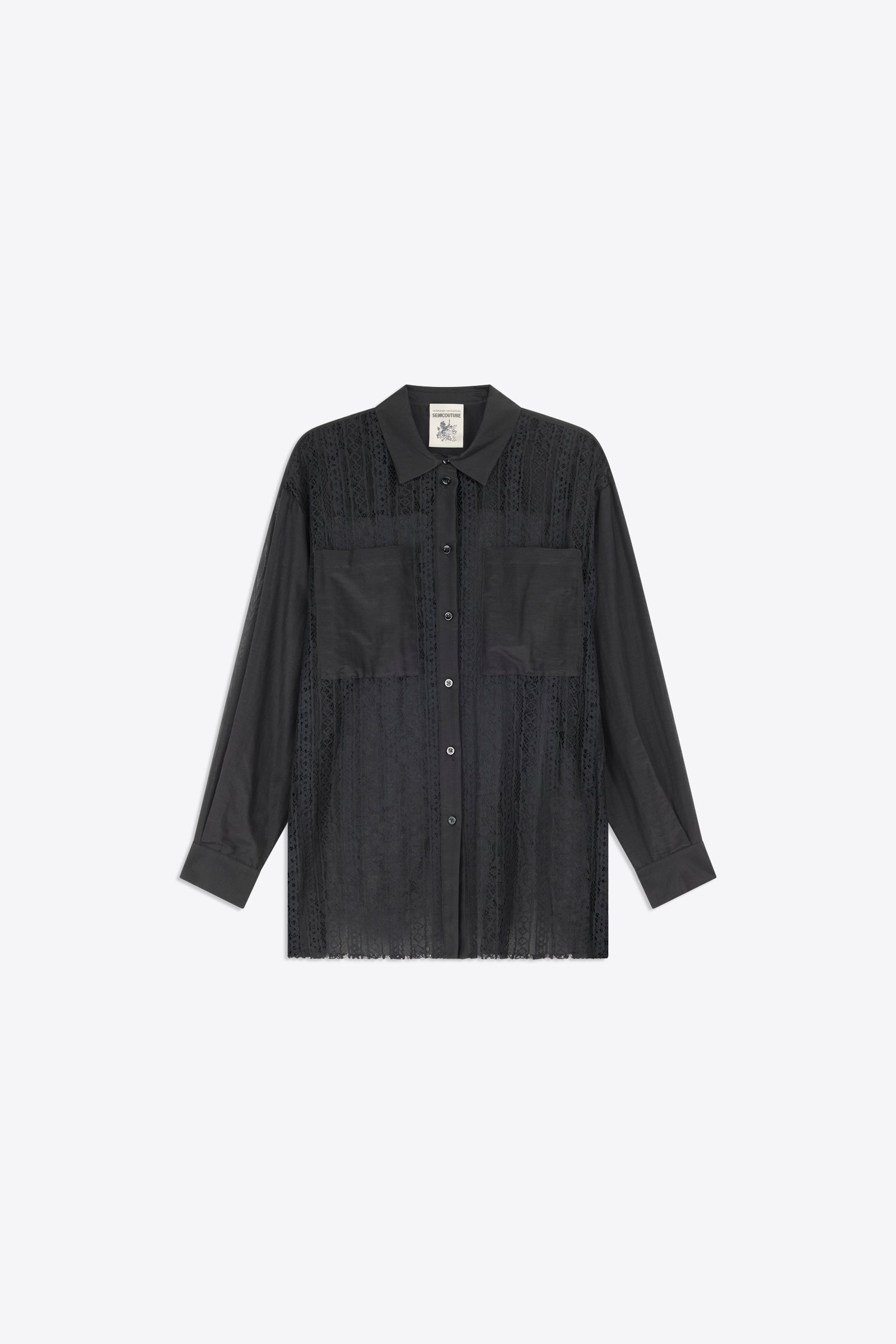 CAMICIA IN PIZZO E MUSSOLA