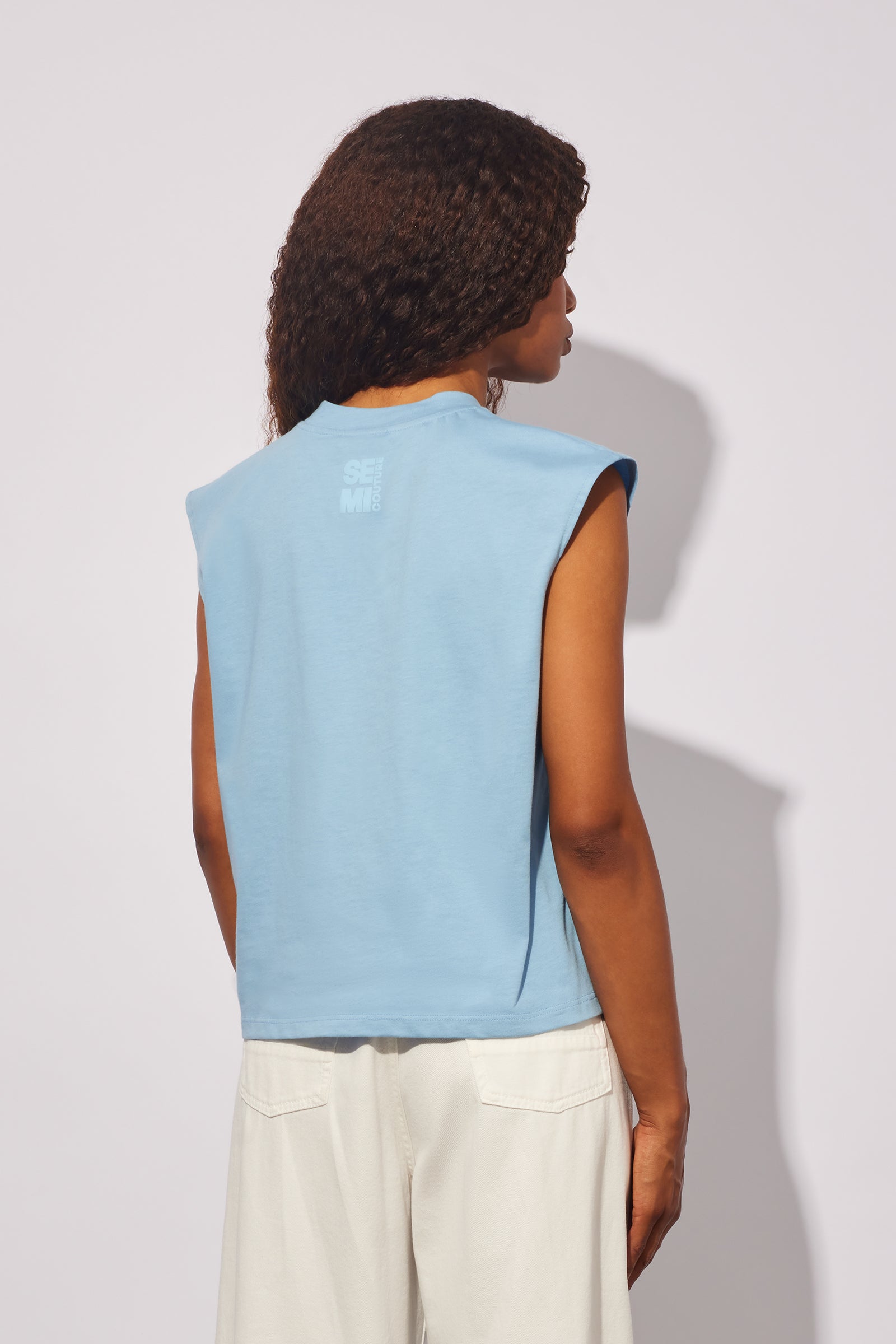 CANOTTA GIROCOLLO CON ALETTE