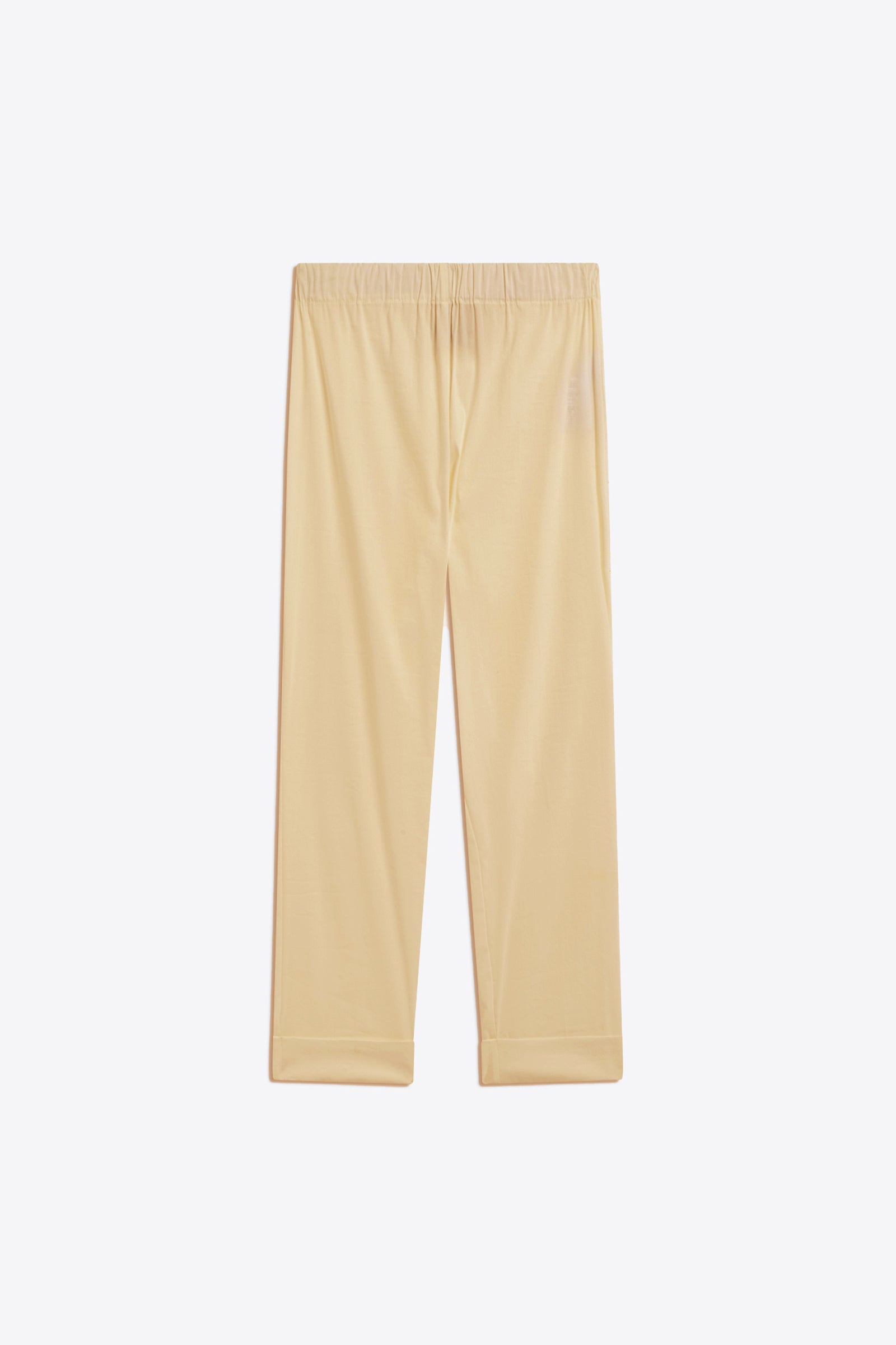 POPLIN TROUSERS WITH ELASTICATED WAIST