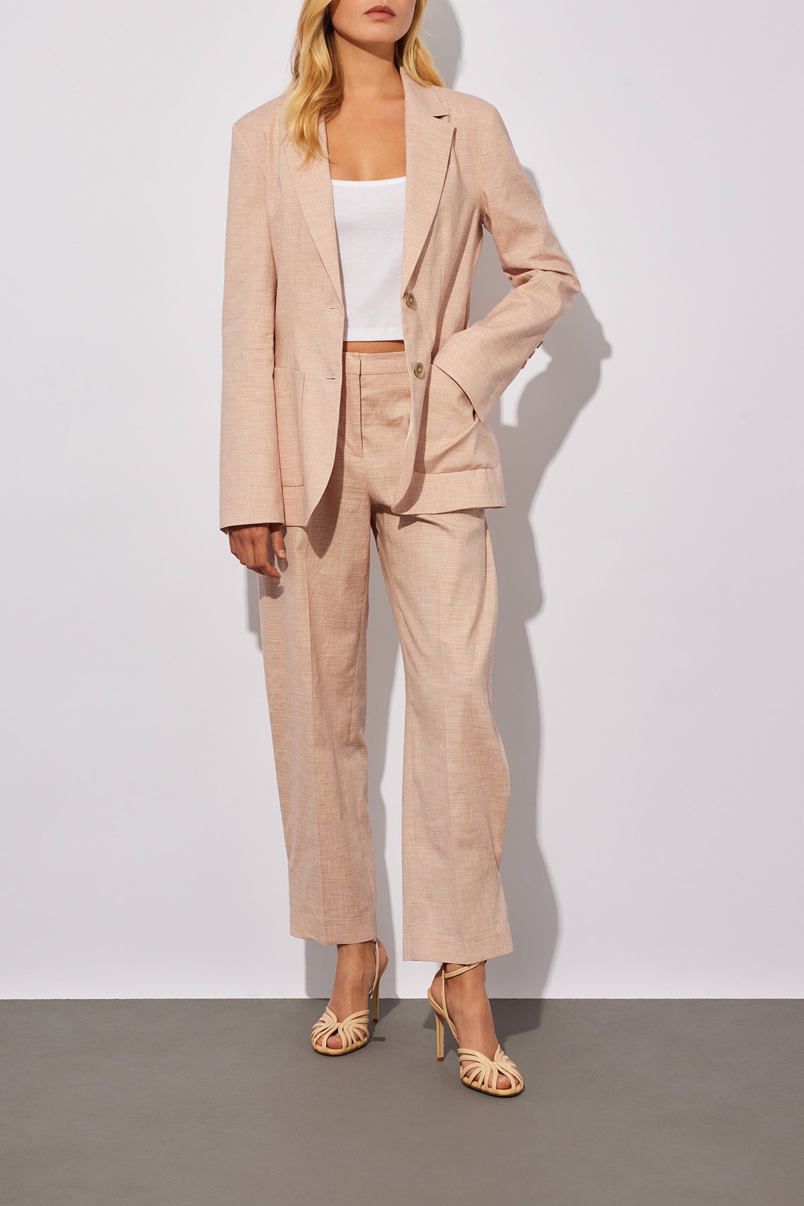 COTTON LINEN CANVAS JACKET