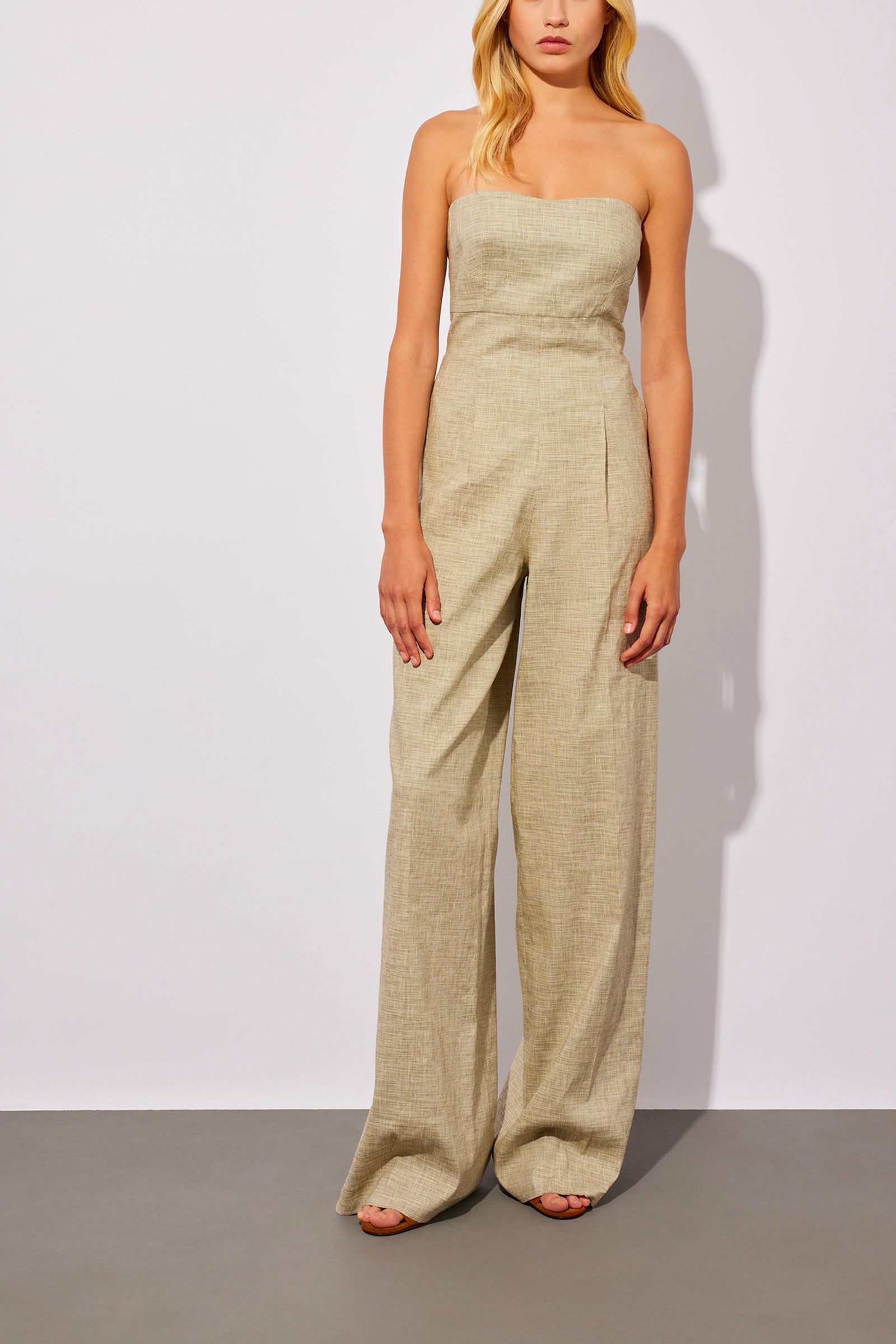 COTTON LINEN CANVAS OVERALL