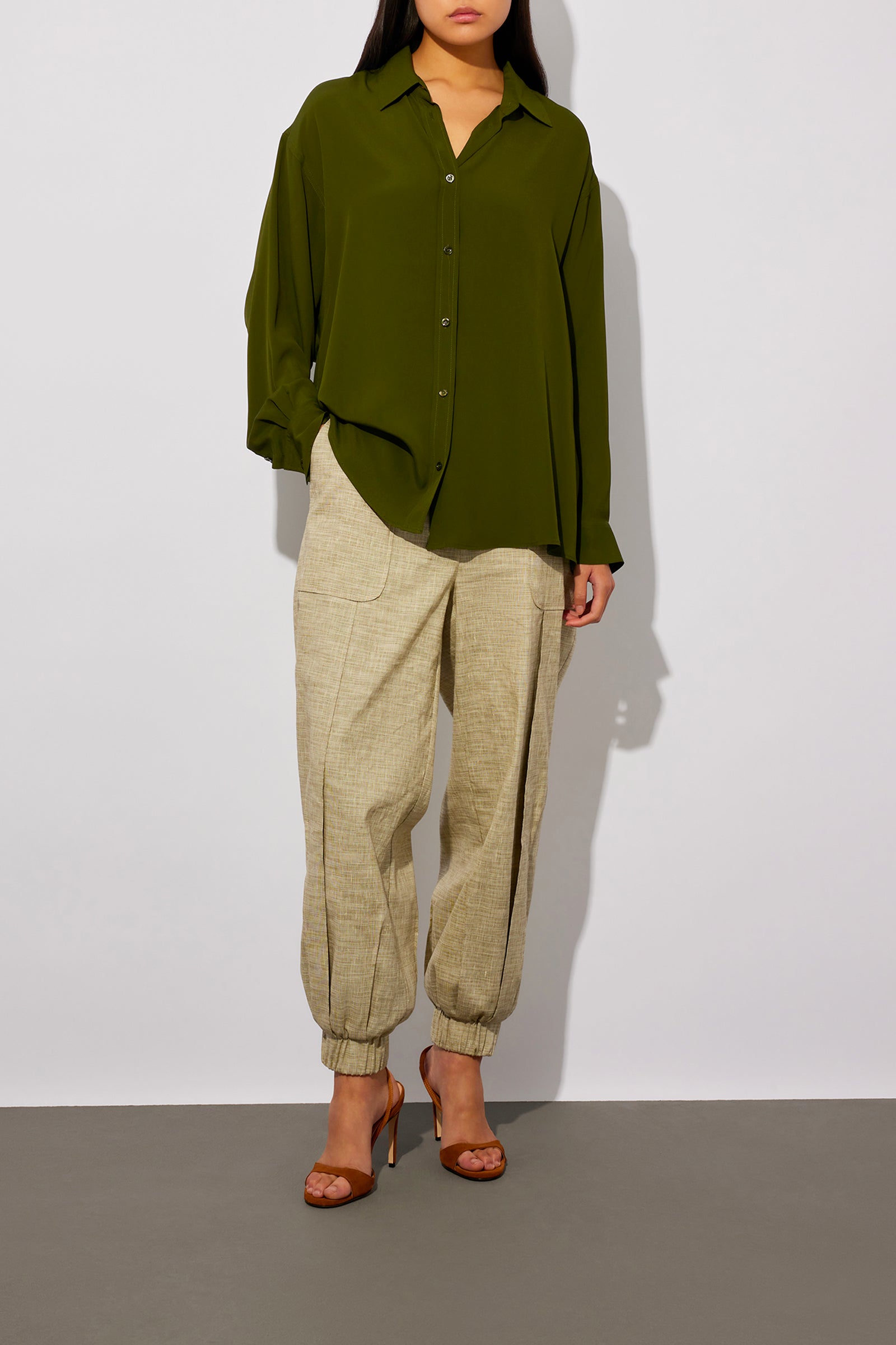 CAMICIA IN CREPE DE CHINE