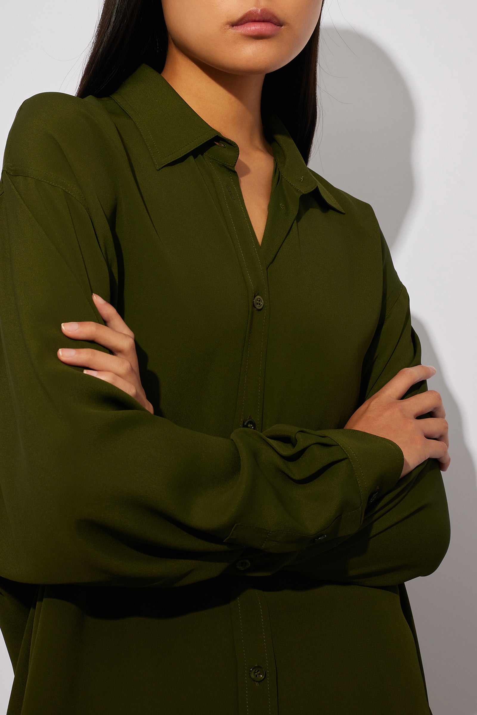 CAMICIA IN CREPE DE CHINE