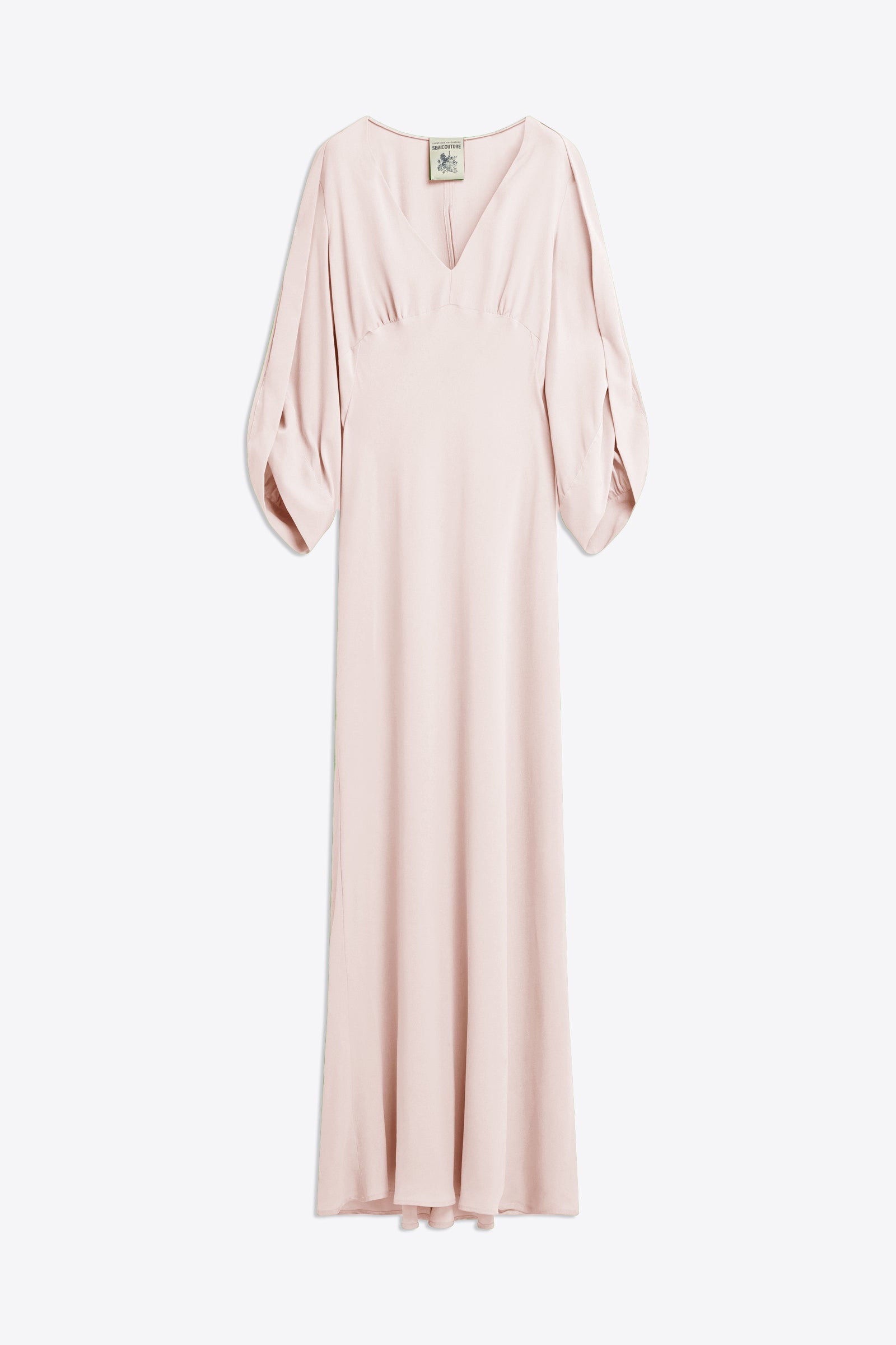 ABITO MANICA LUNGA IN CREPE DE CHINE